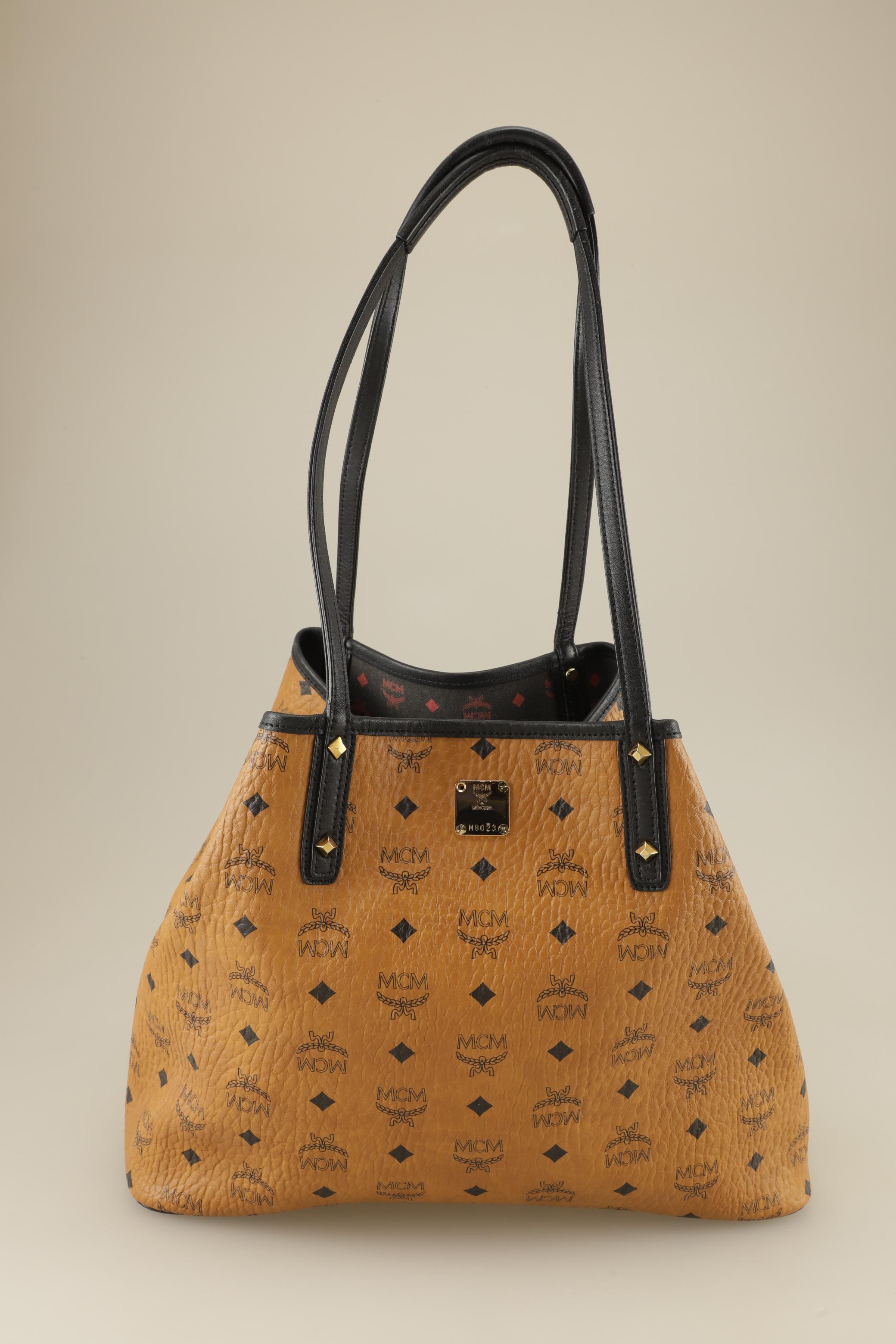 

MCM Damen Handtasche, orange, Gr.