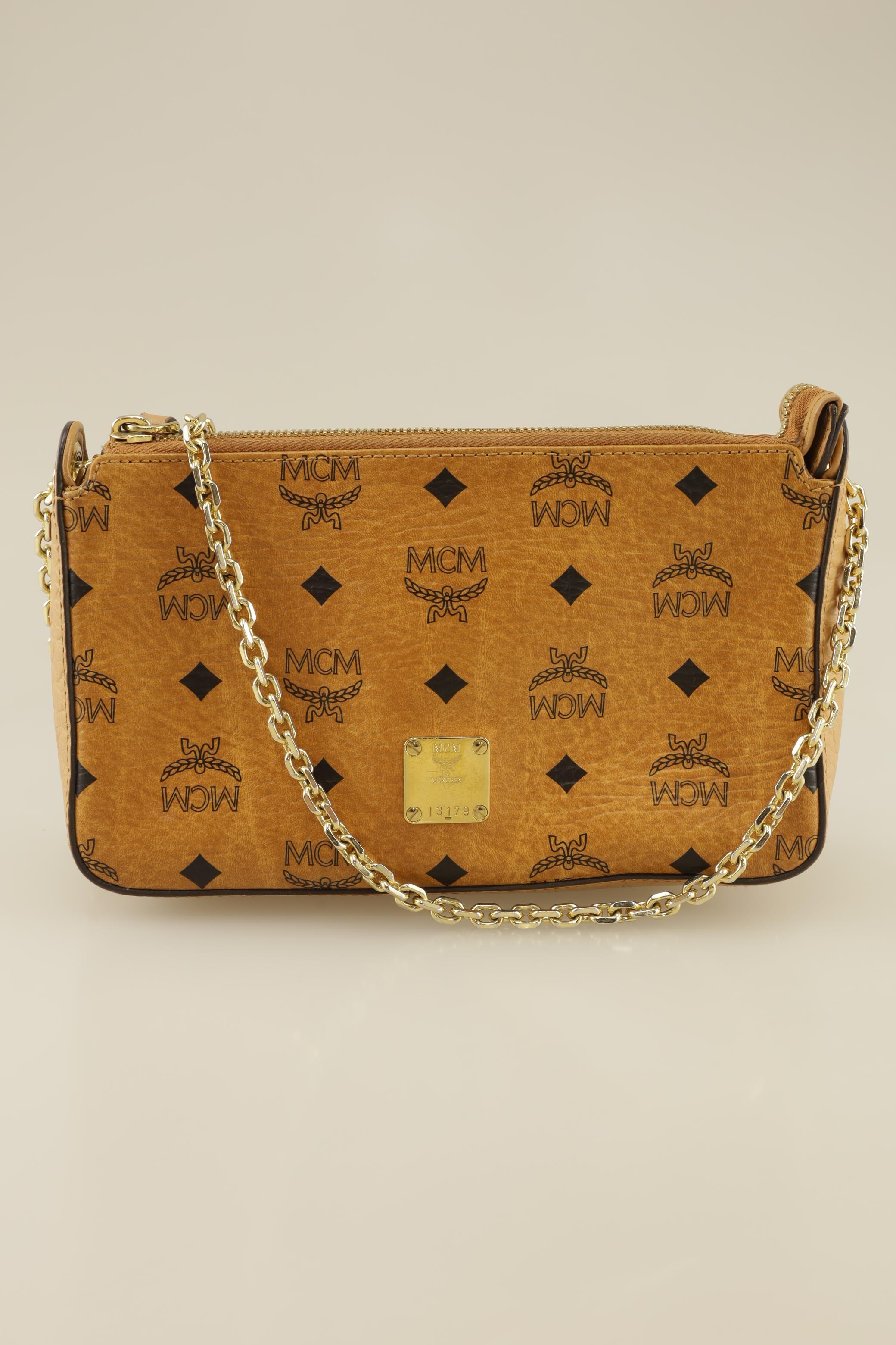 

MCM Damen Handtasche, braun, Gr.
