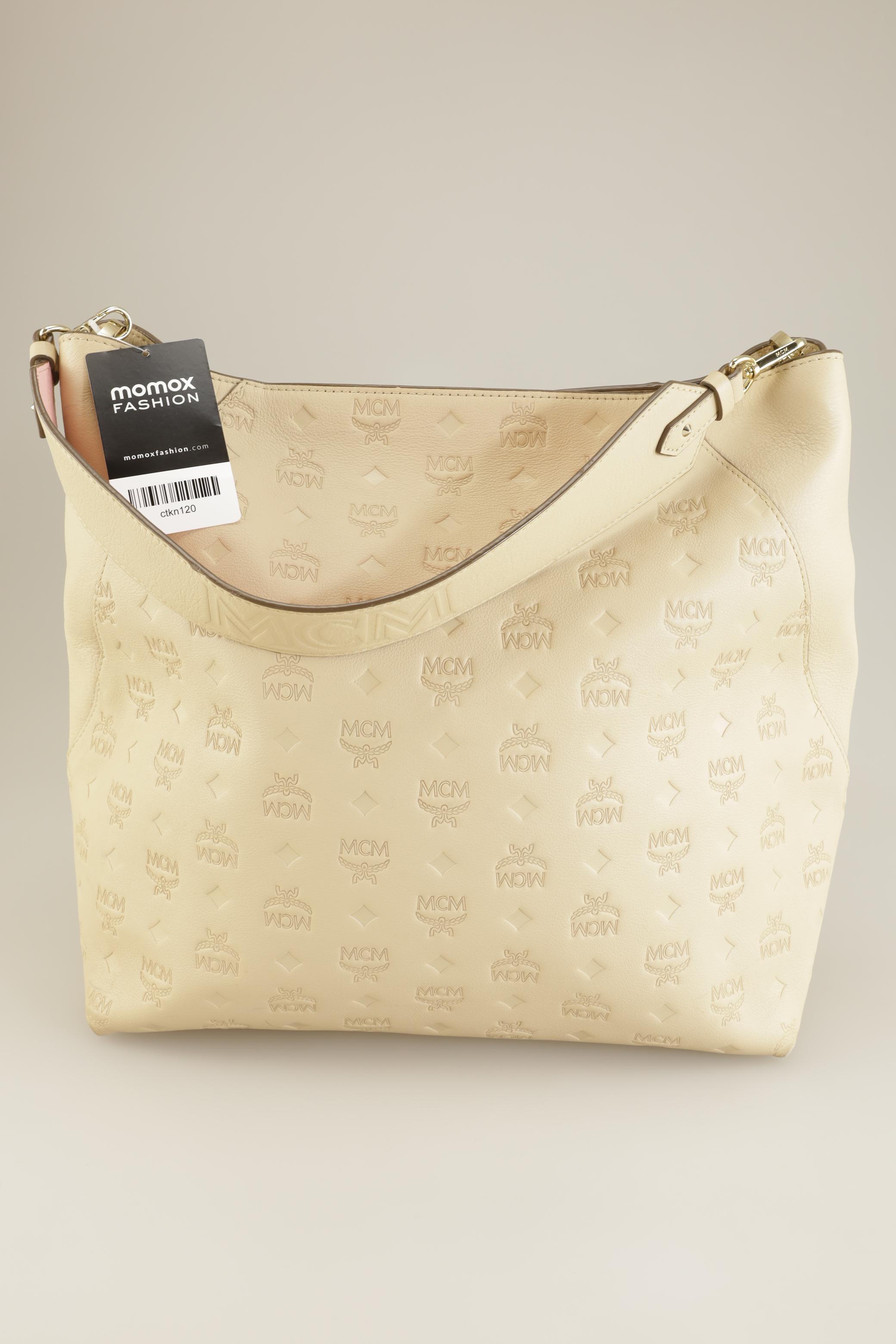 

MCM Damen Handtasche, beige, Gr.