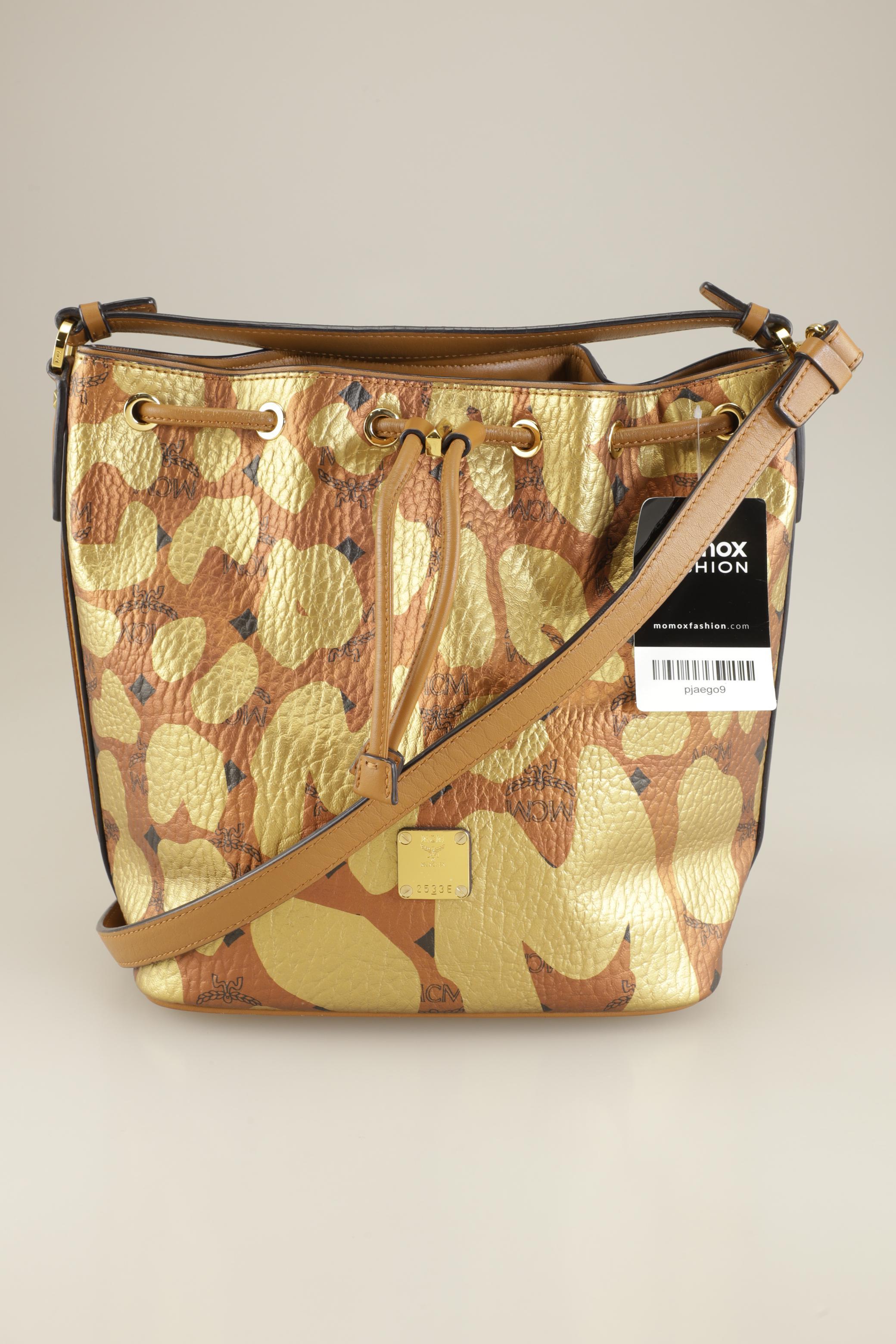 

MCM Damen Handtasche, gold, Gr.