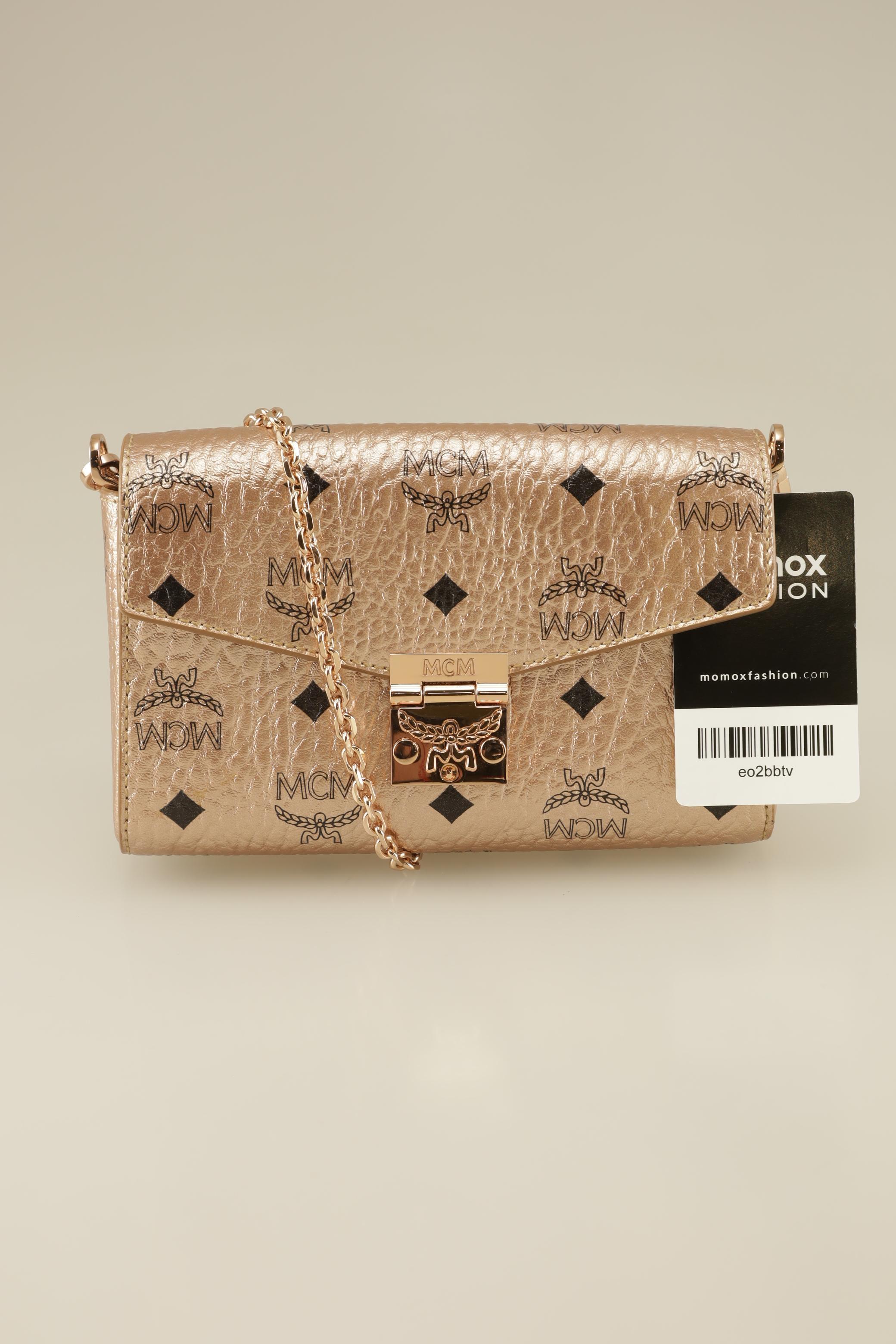 

MCM Damen Handtasche, gold, Gr.