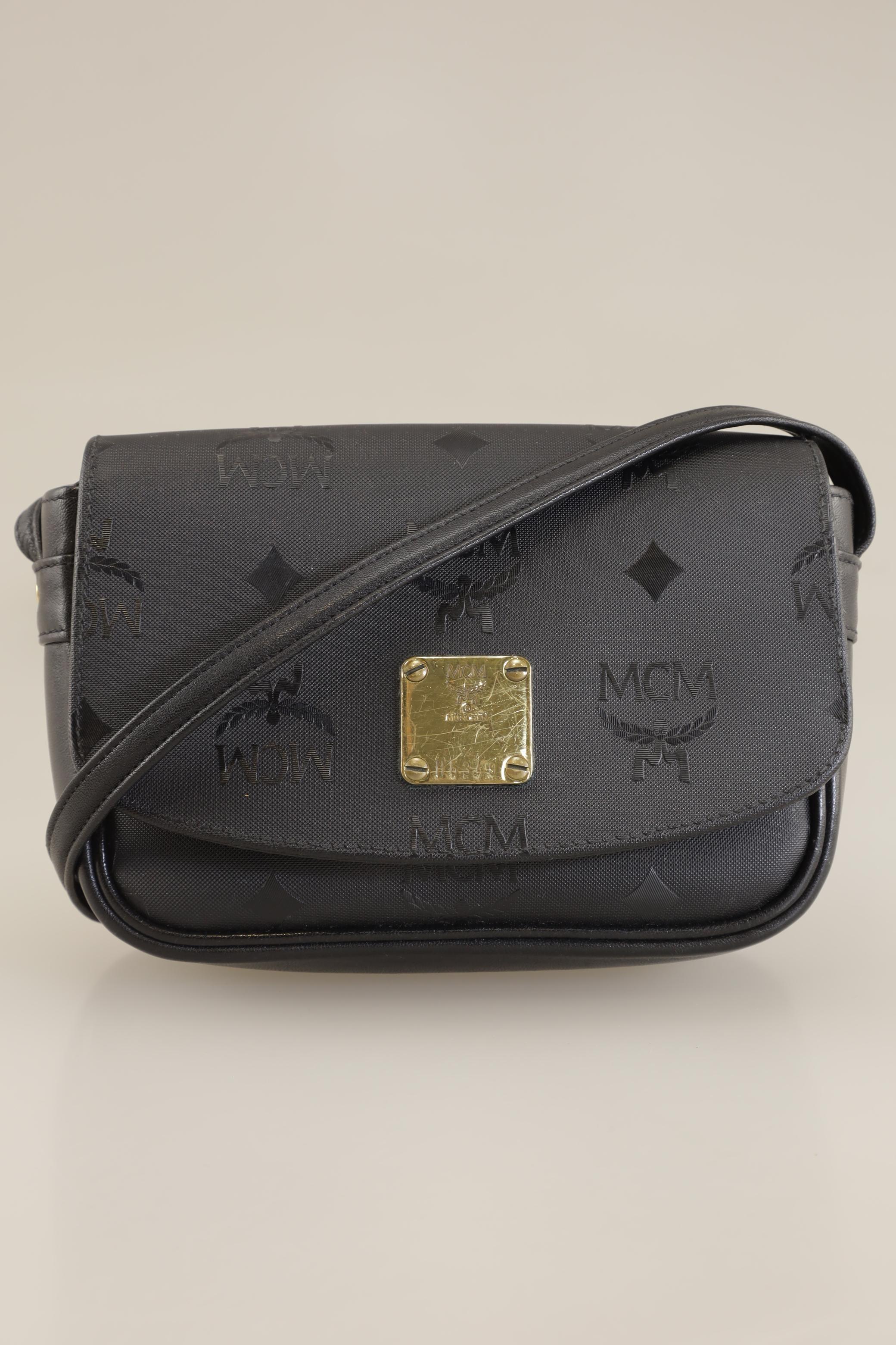 

MCM Damen Handtasche, schwarz, Gr.
