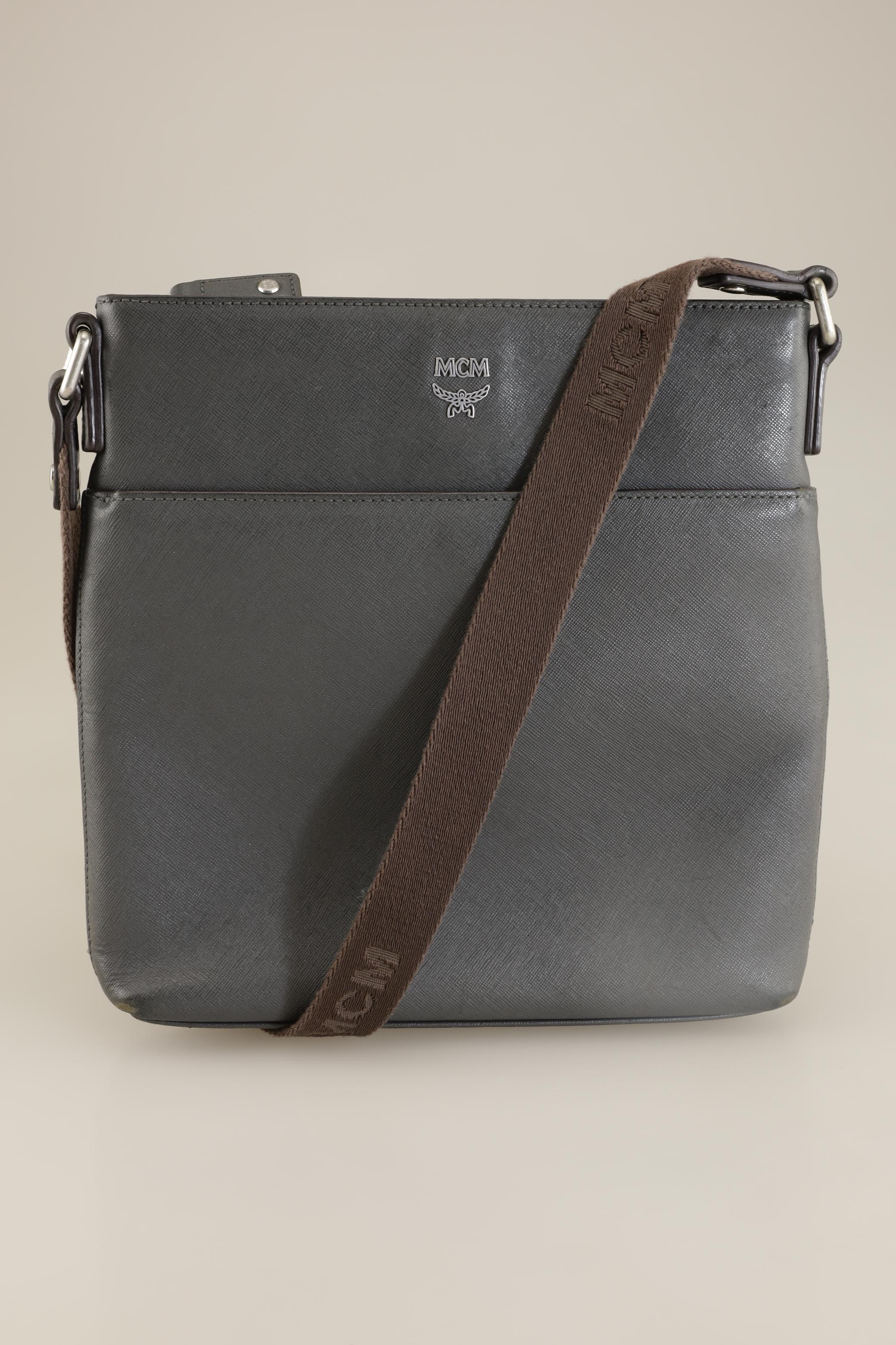 

MCM Damen Handtasche, grau, Gr.