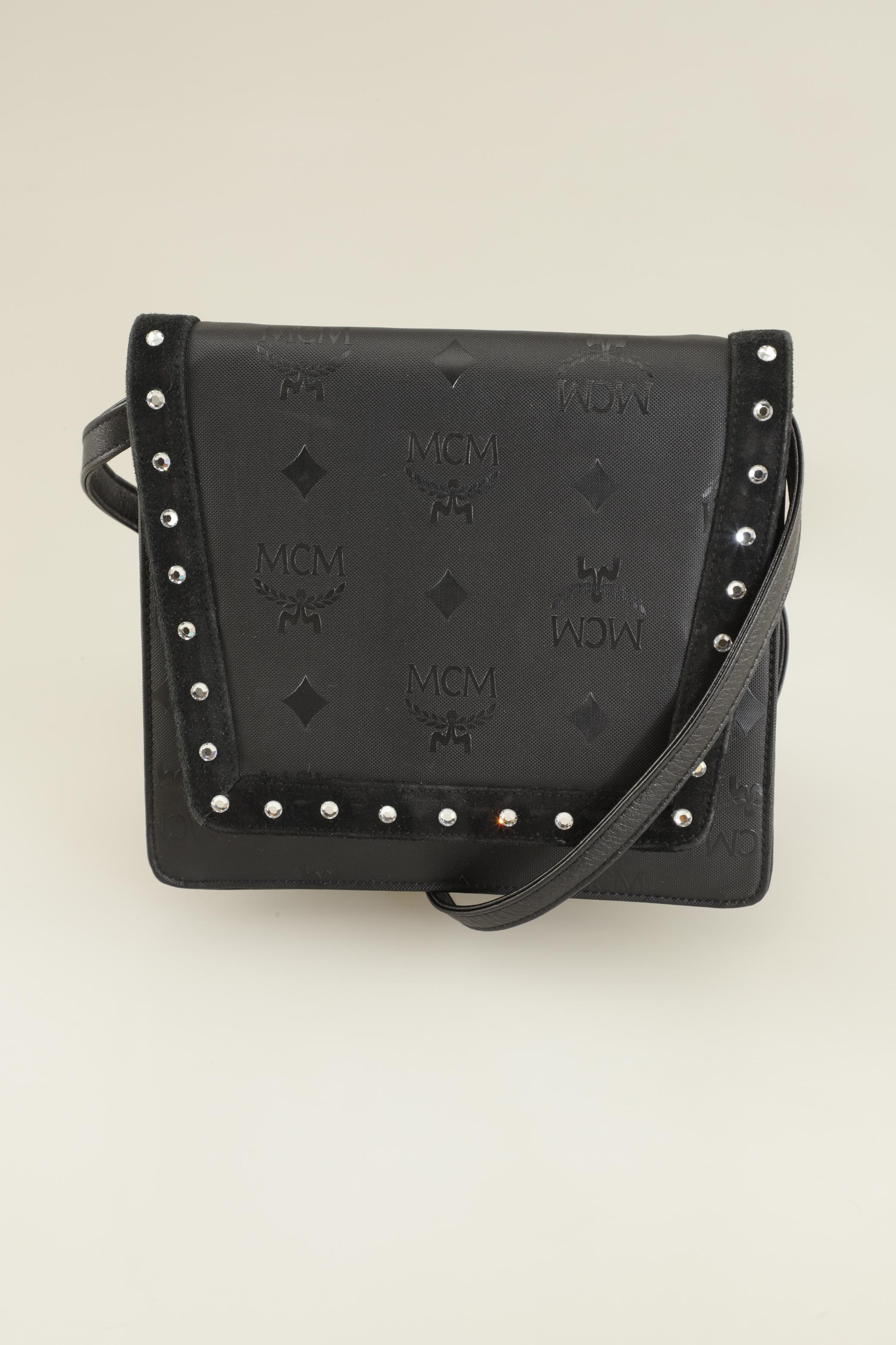 

MCM Damen Handtasche, schwarz, Gr.