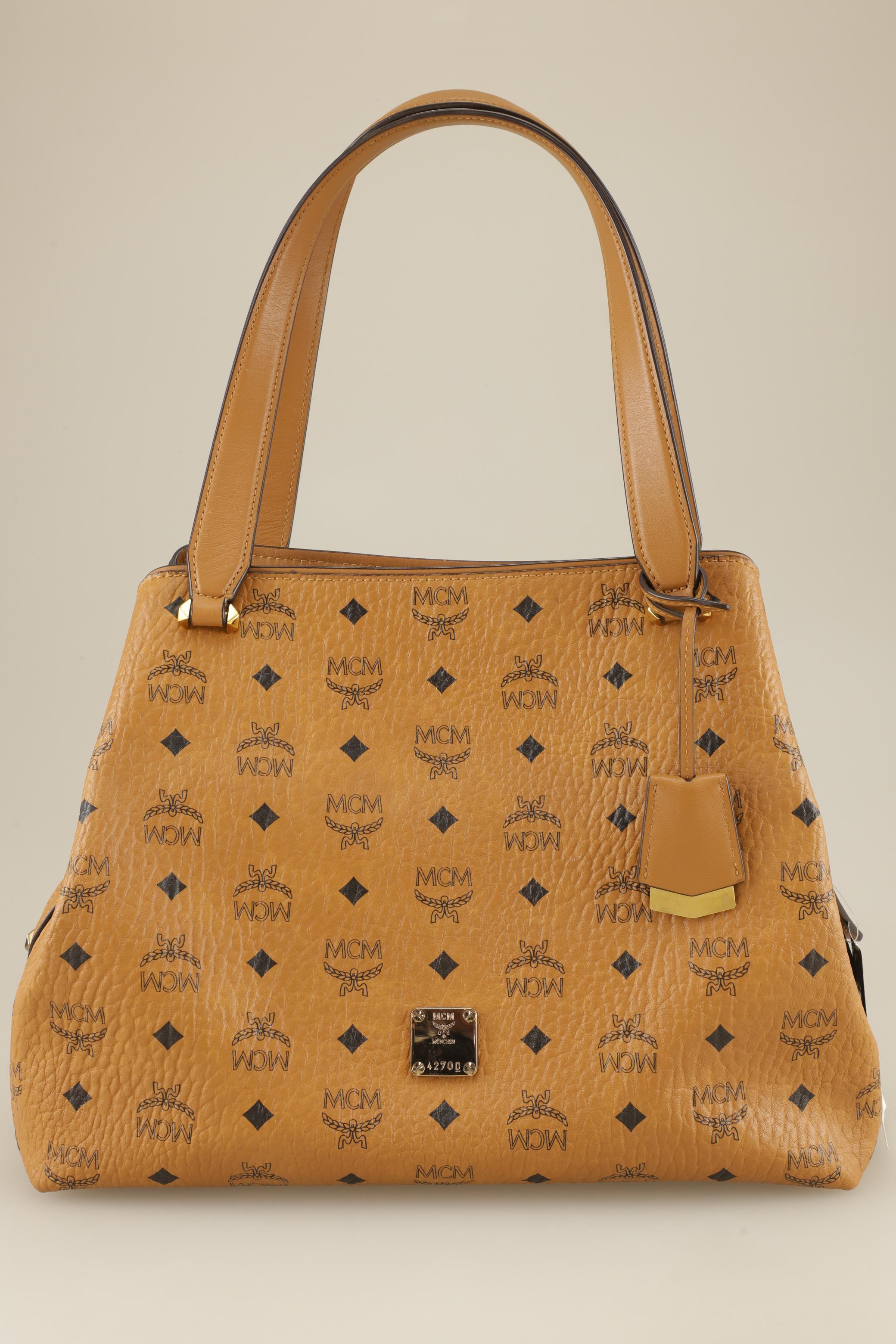 

MCM Damen Handtasche, beige, Gr.