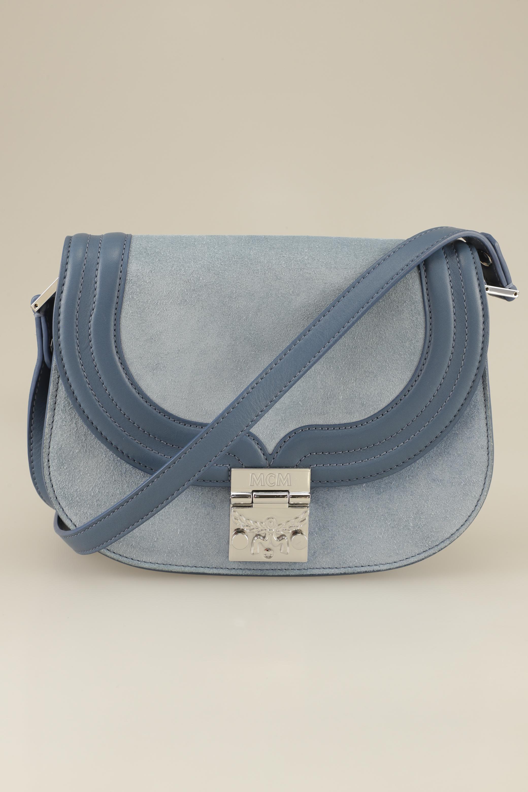 

MCM Damen Handtasche, blau, Gr.