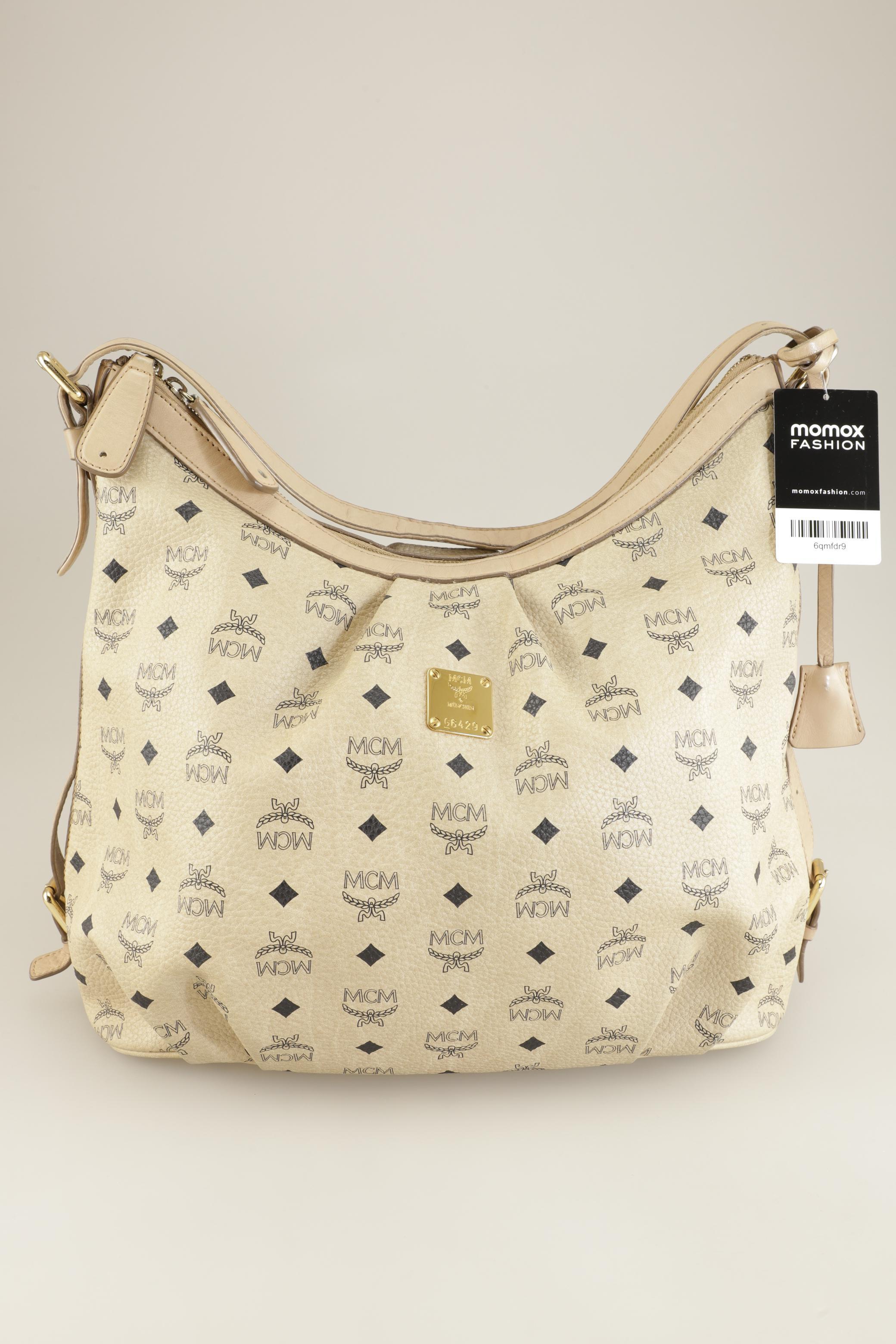 

MCM Damen Handtasche, beige, Gr.
