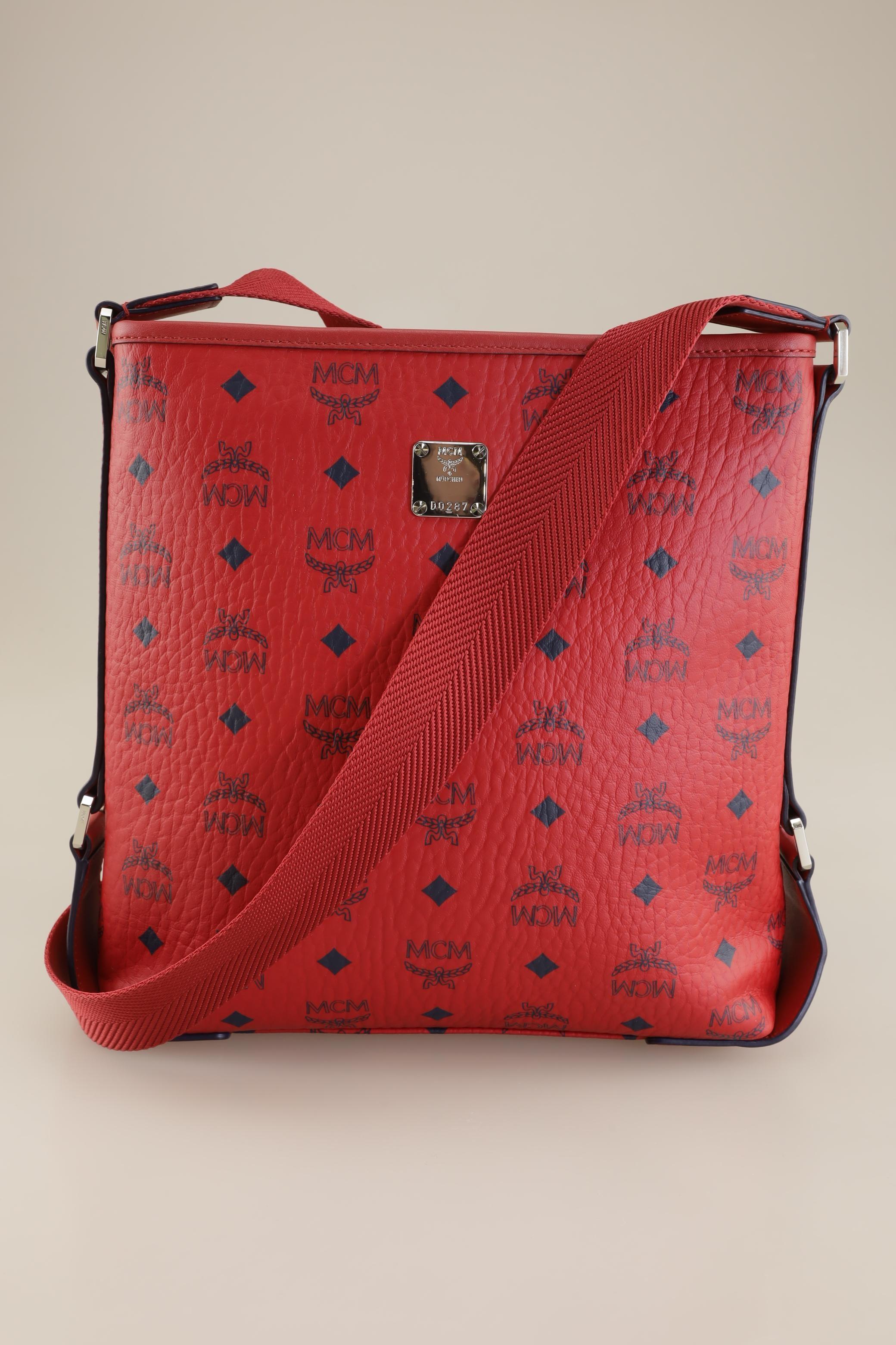 

MCM Damen Handtasche, rot, Gr.