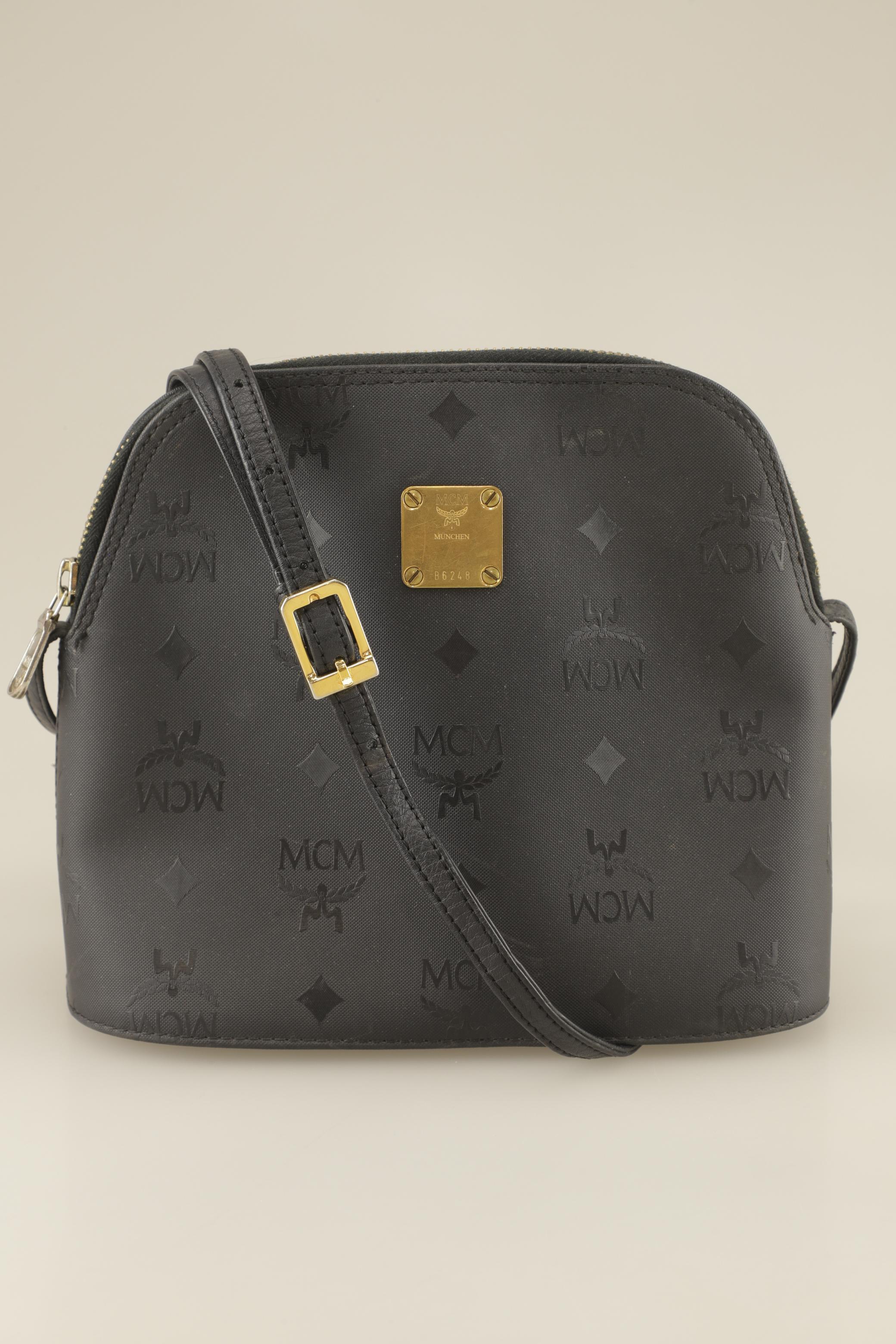 

MCM Damen Handtasche, schwarz, Gr.