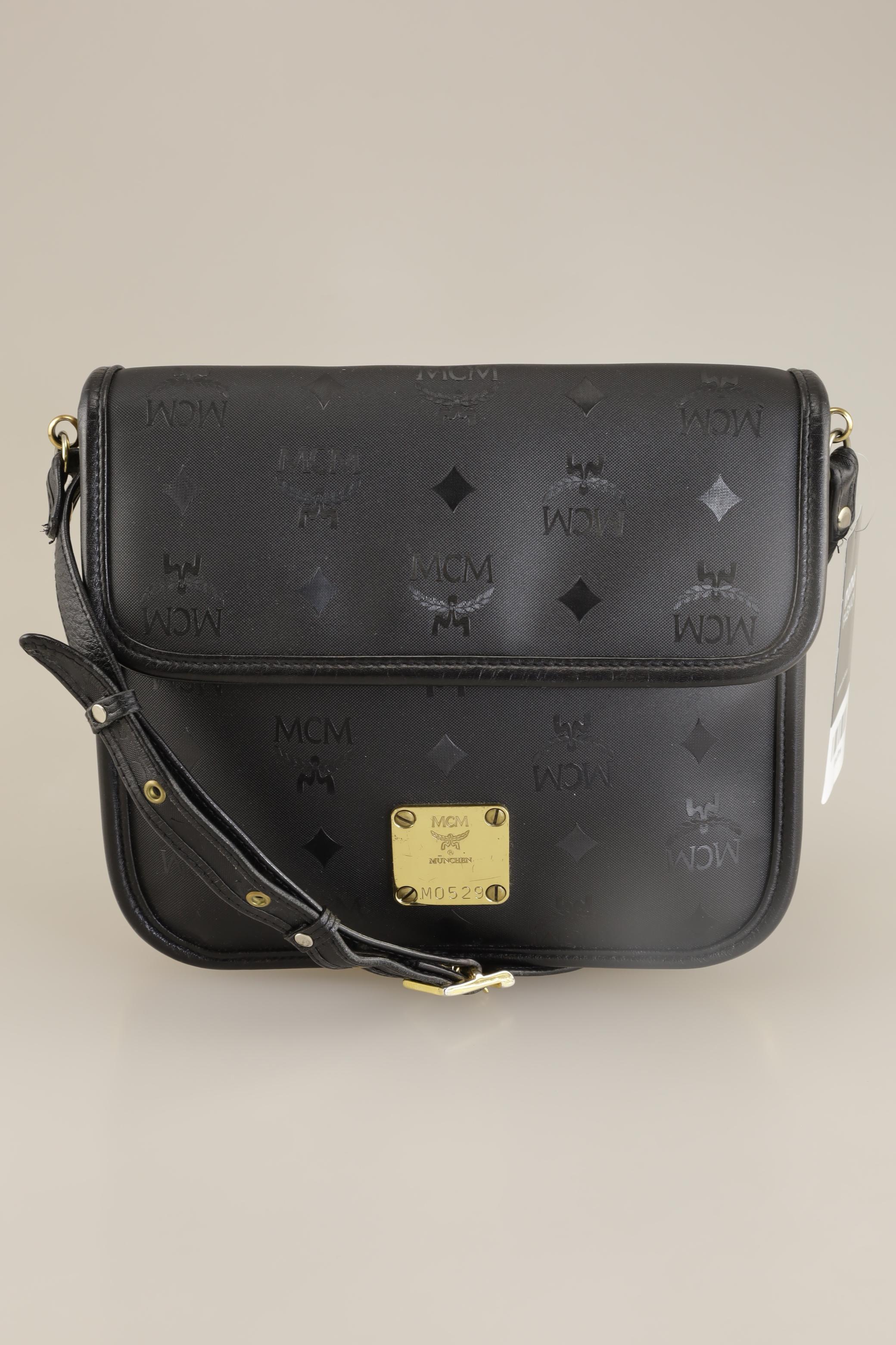 

MCM Damen Handtasche, schwarz, Gr.