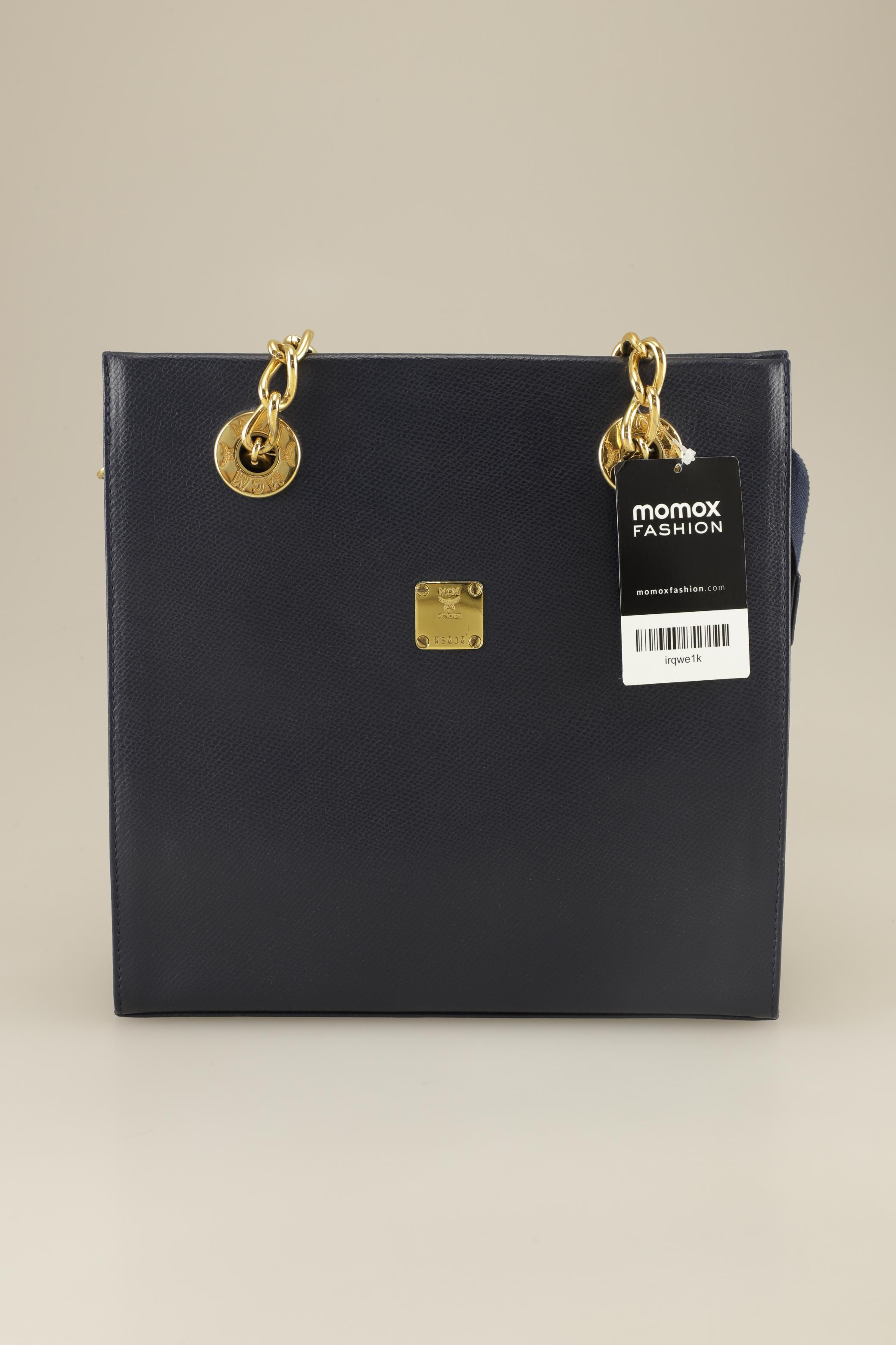 

MCM Damen Handtasche, marineblau, Gr.