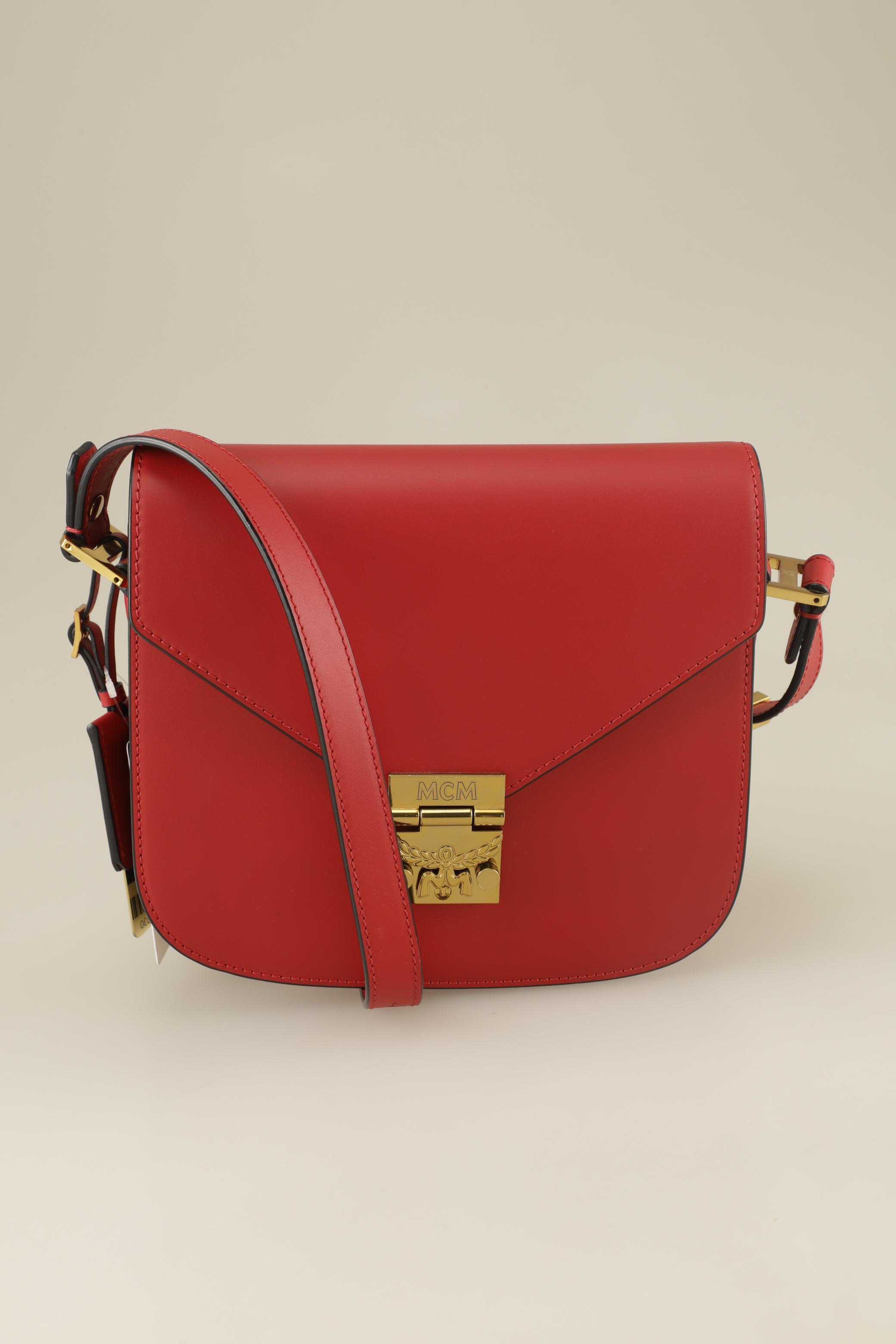 

MCM Damen Handtasche, rot, Gr.