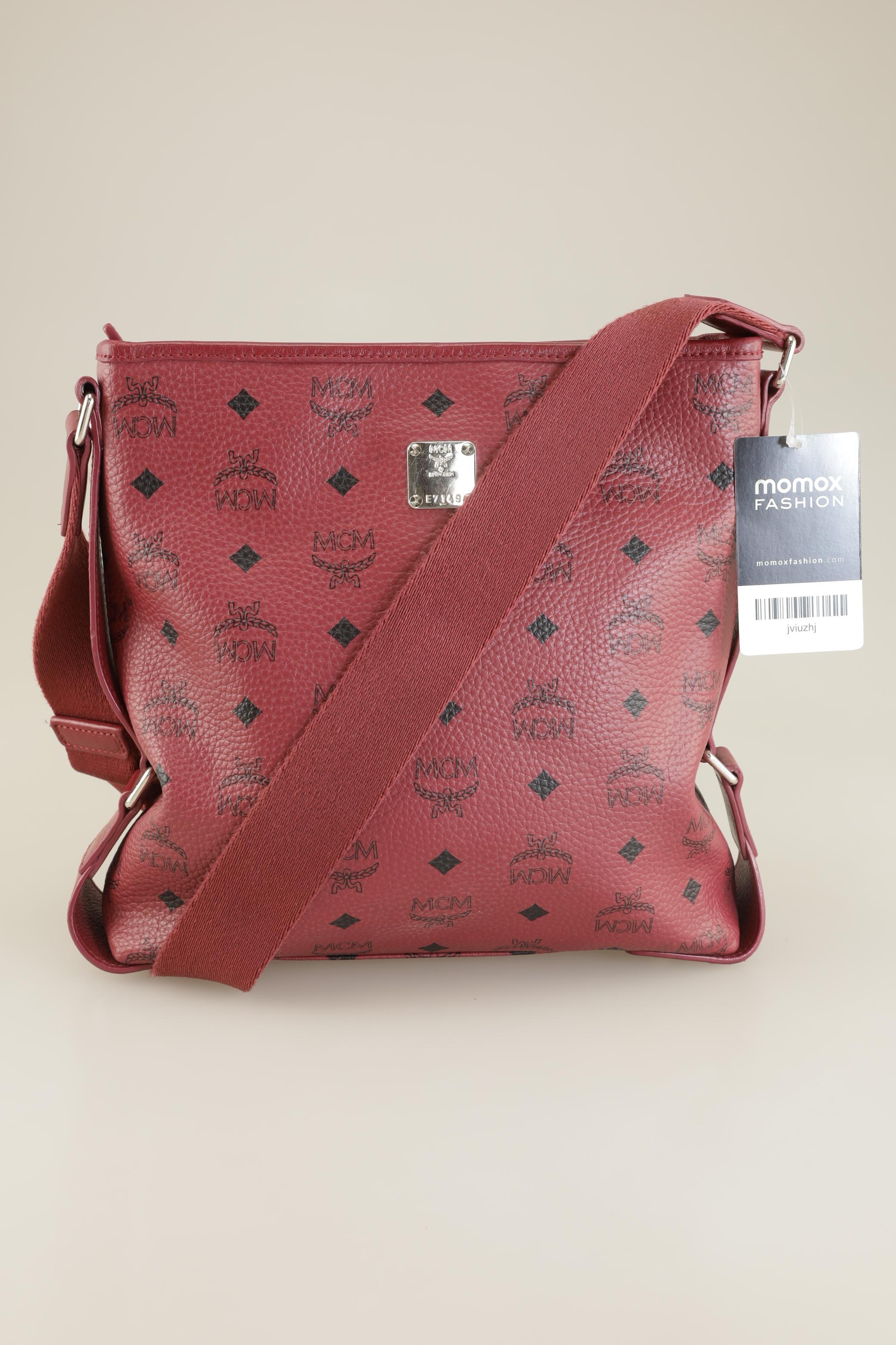 

MCM Damen Handtasche, bordeaux, Gr.