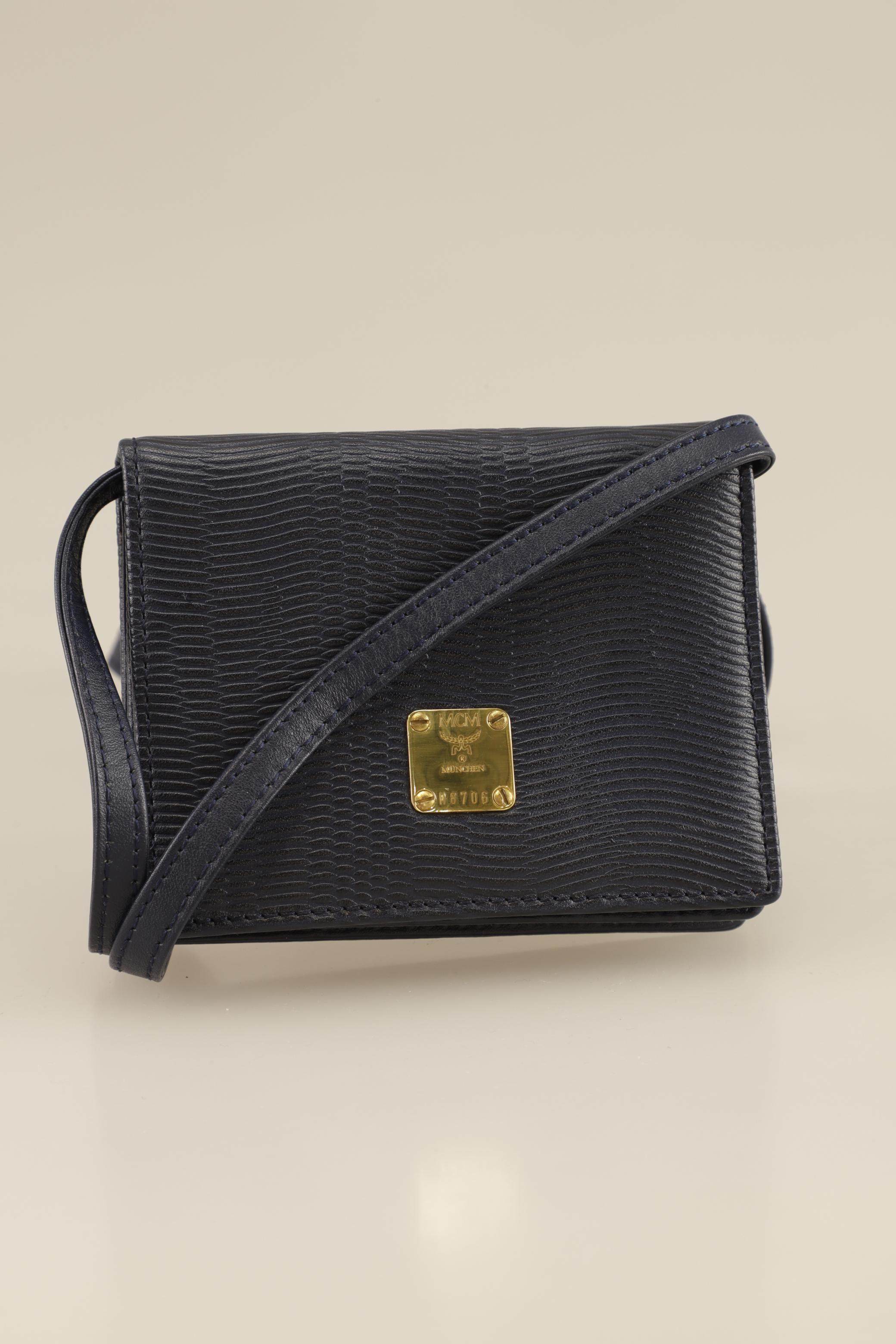 

MCM Damen Handtasche, marineblau