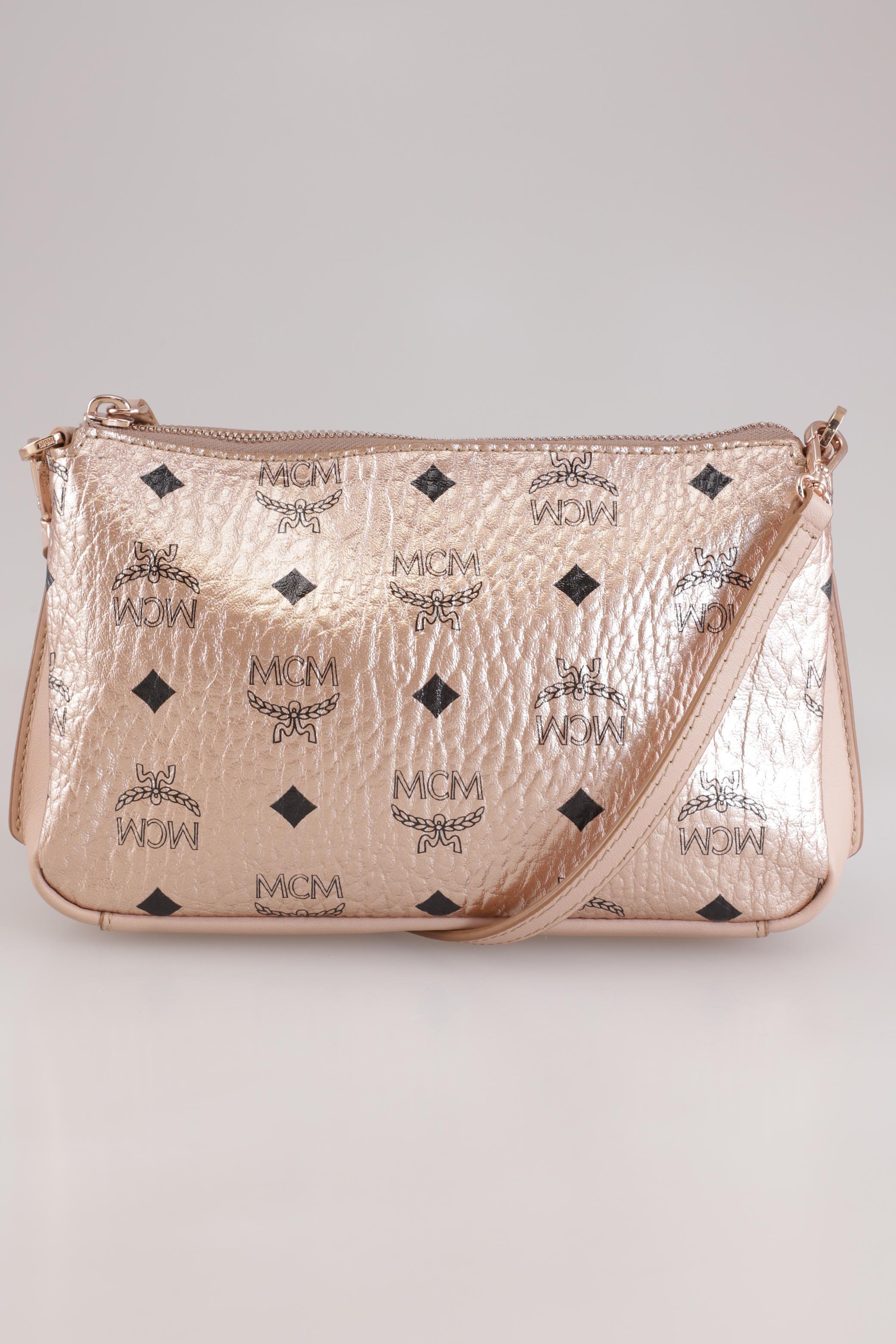 

MCM Damen Handtasche, gold, Gr.