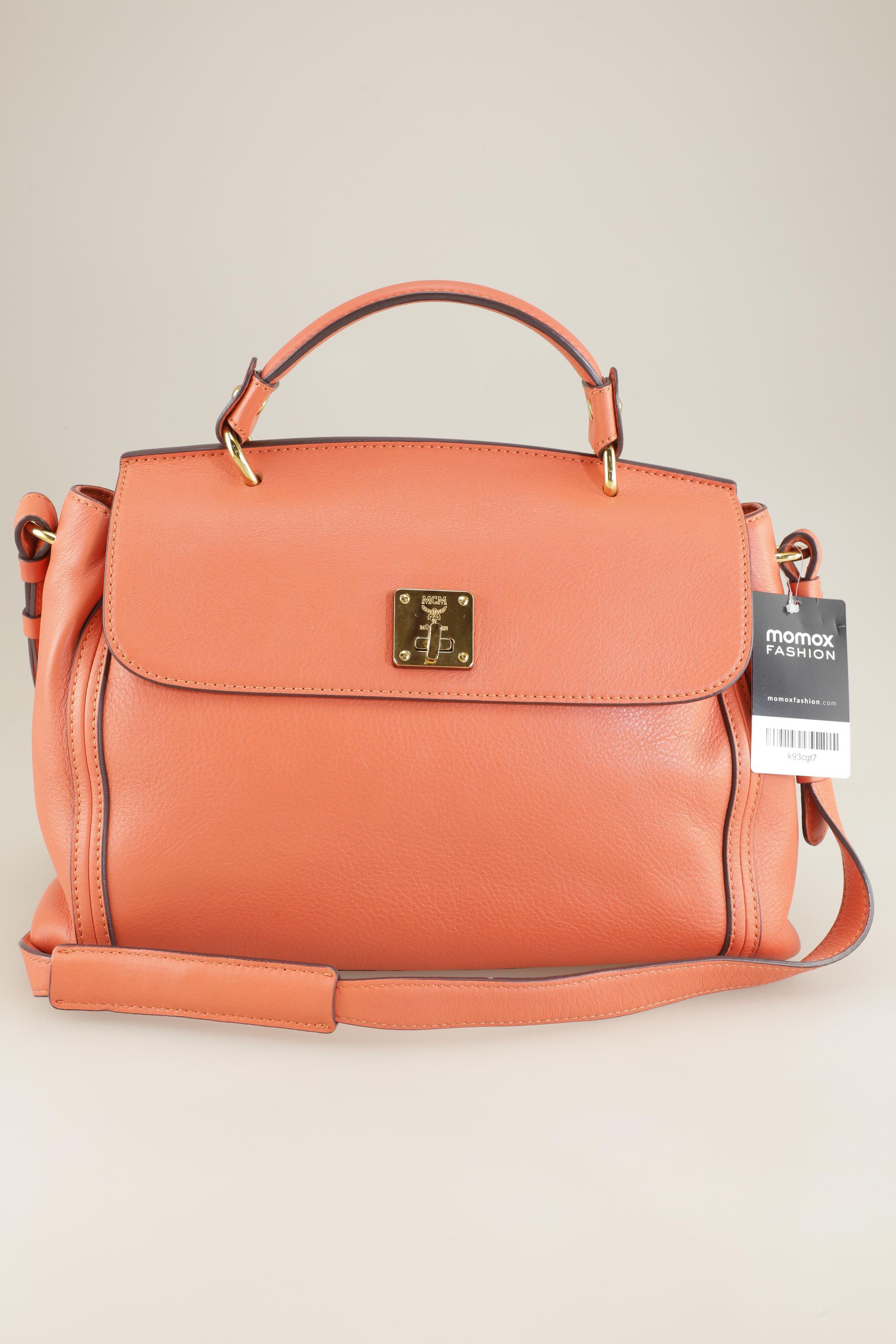 

MCM Damen Handtasche, orange, Gr.