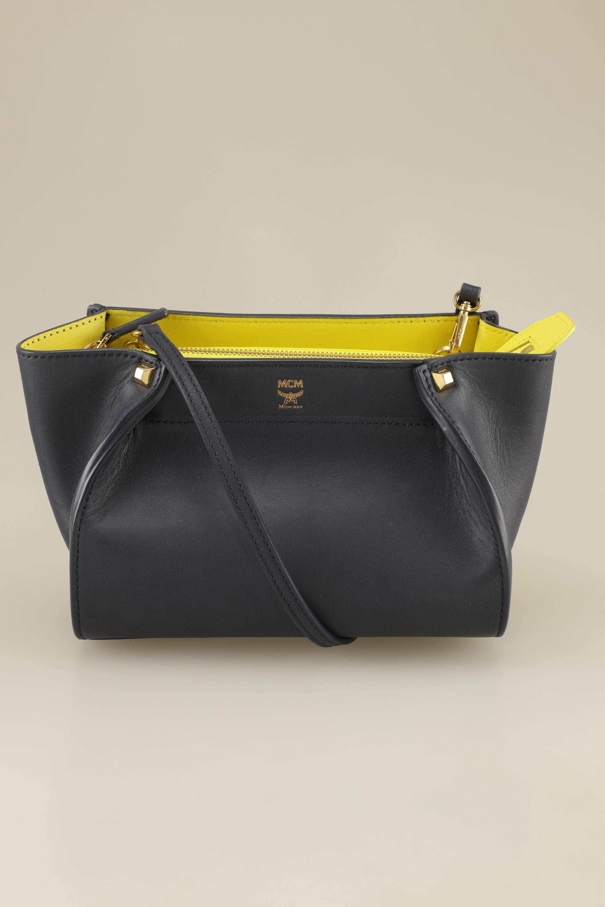 

MCM Damen Handtasche, marineblau, Gr.