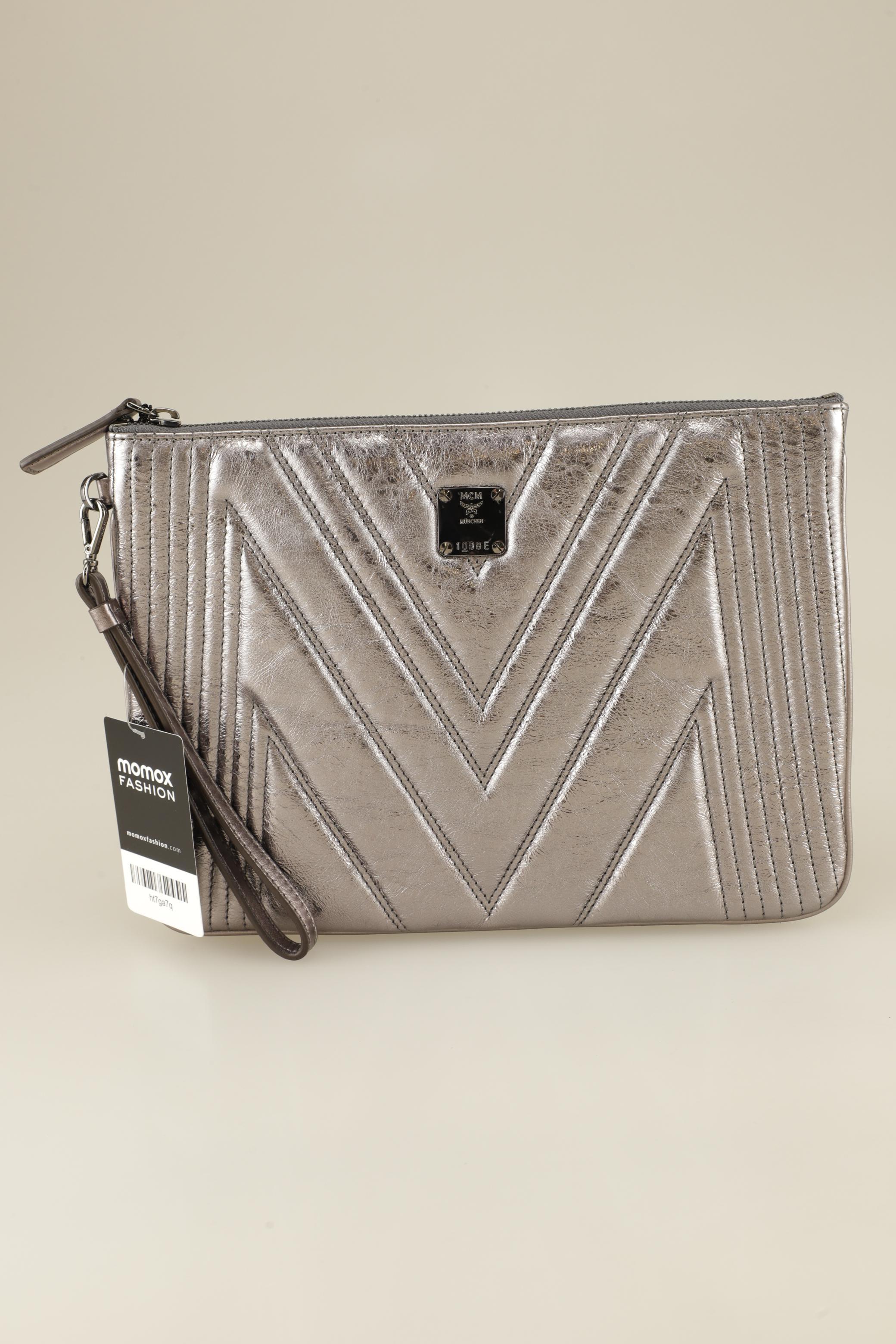 

MCM Damen Handtasche, silber, Gr.