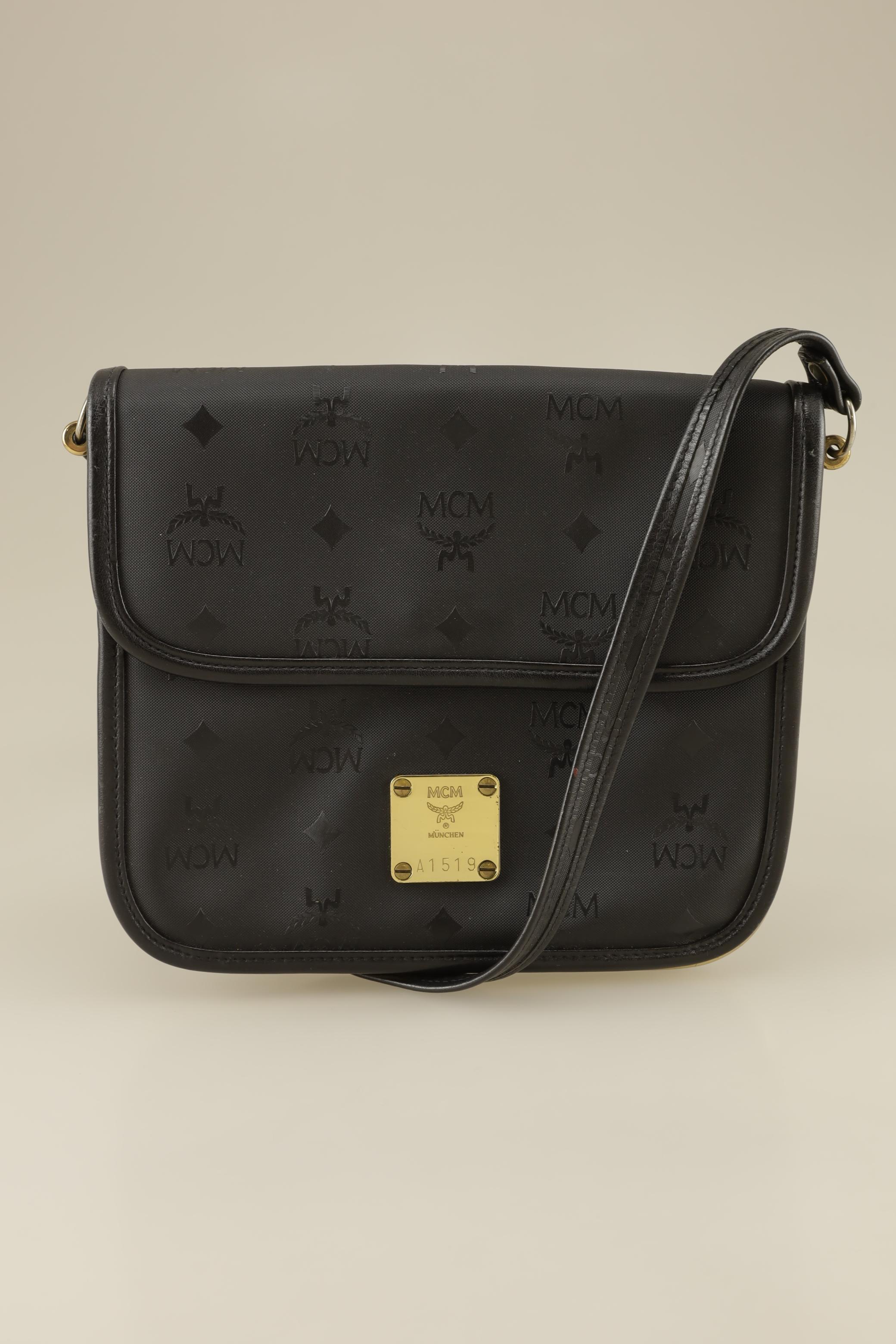 

MCM Damen Handtasche, schwarz, Gr.