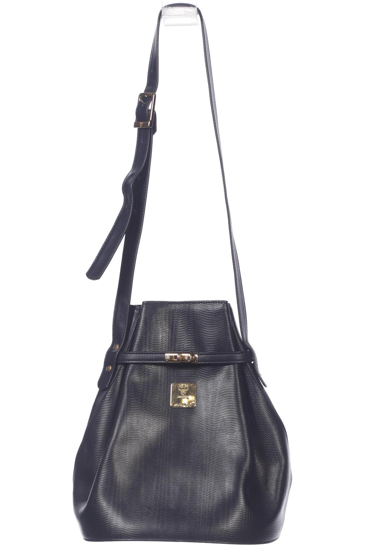 

MCM Damen Handtasche, marineblau, Gr.