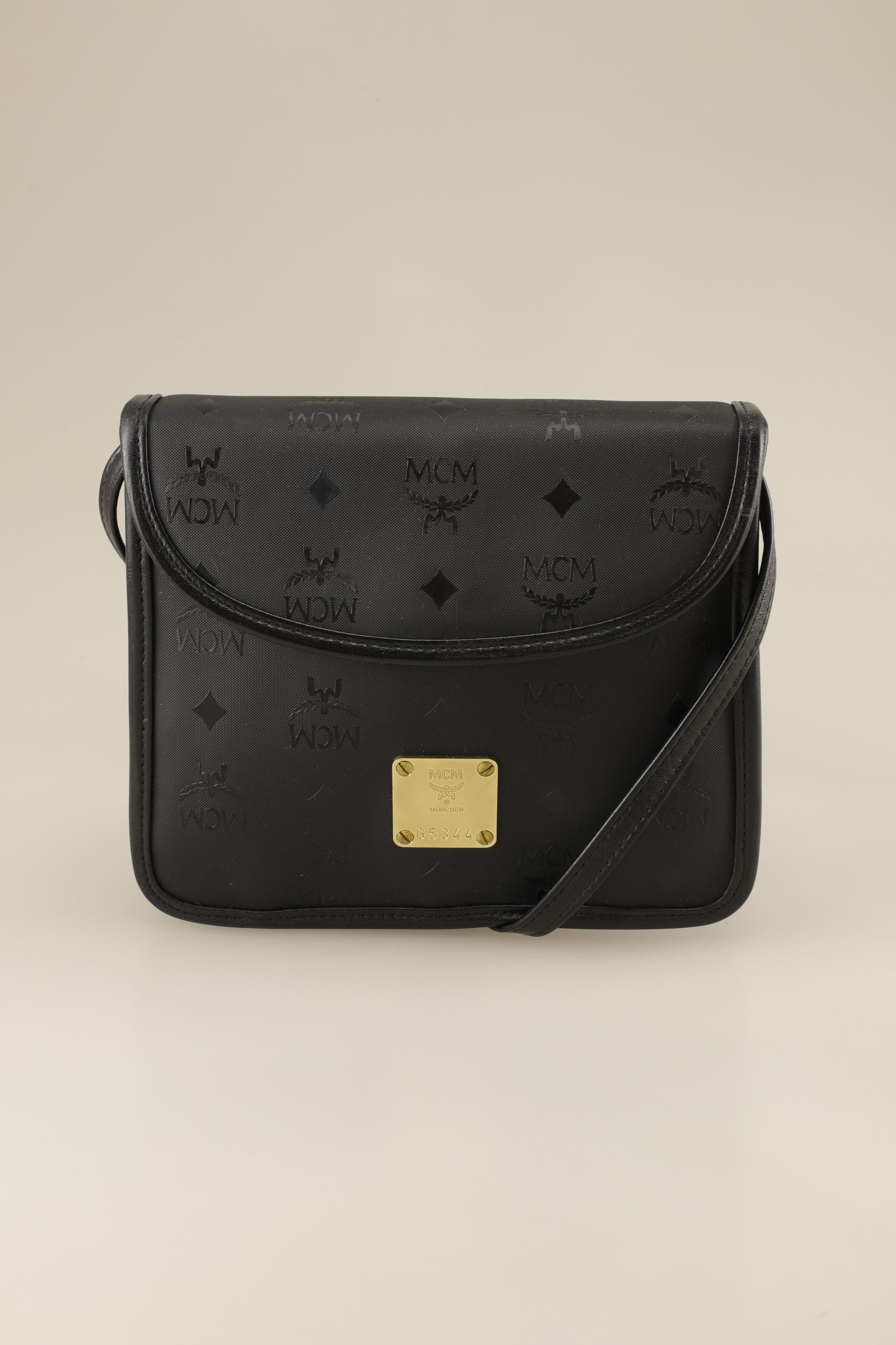 

MCM Damen Handtasche, schwarz, Gr.