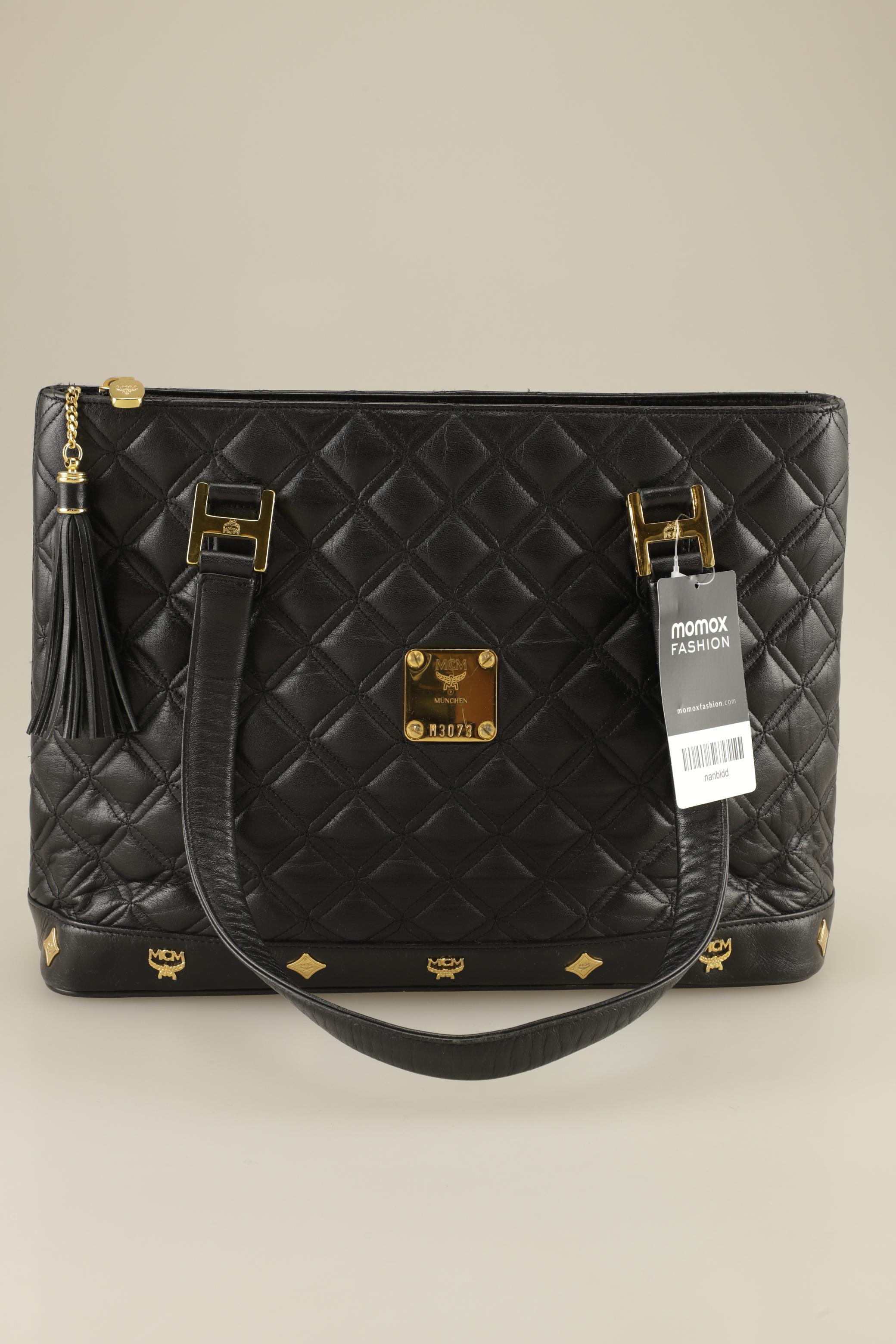 

MCM Damen Handtasche, schwarz, Gr.