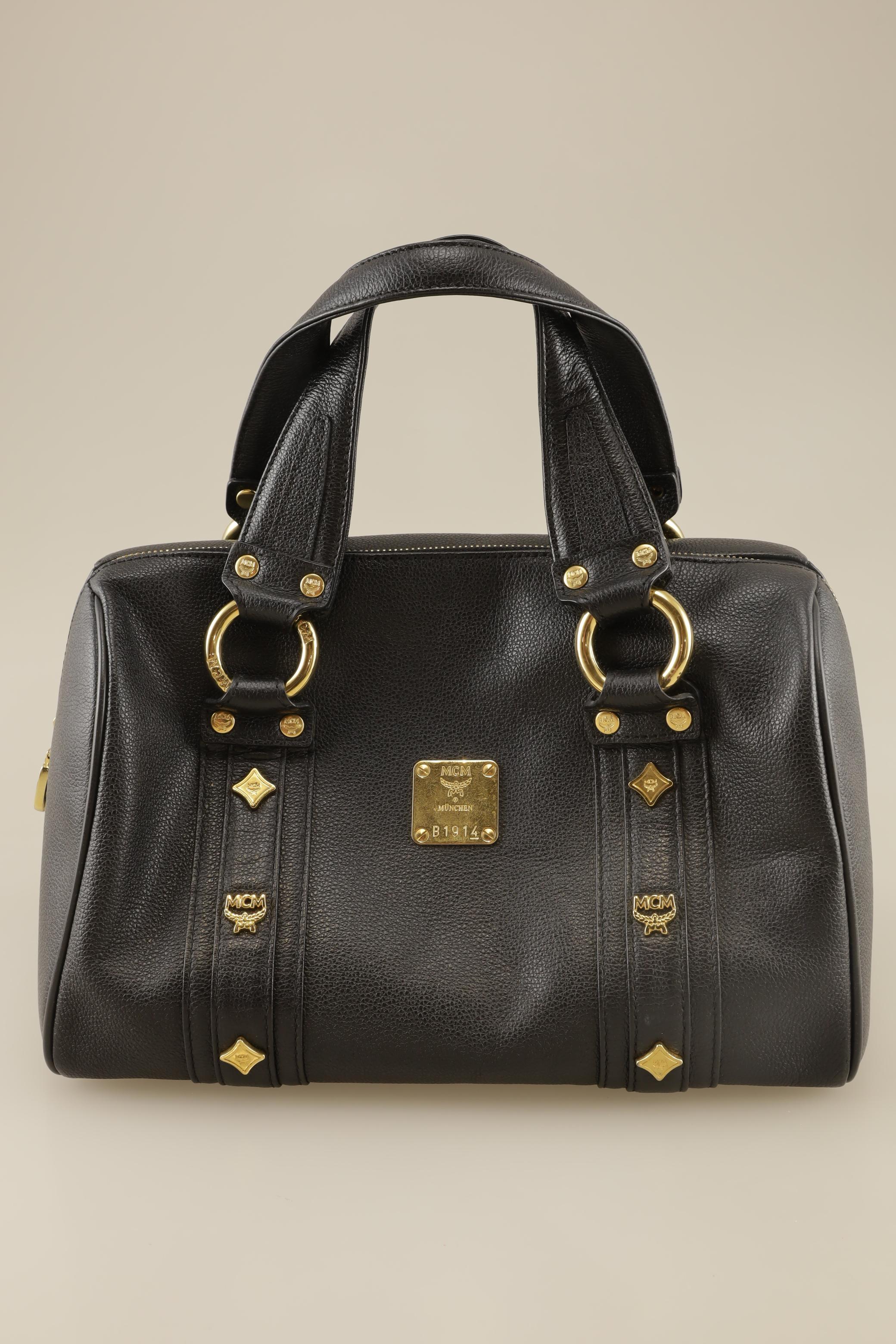 

MCM Damen Handtasche, schwarz, Gr.