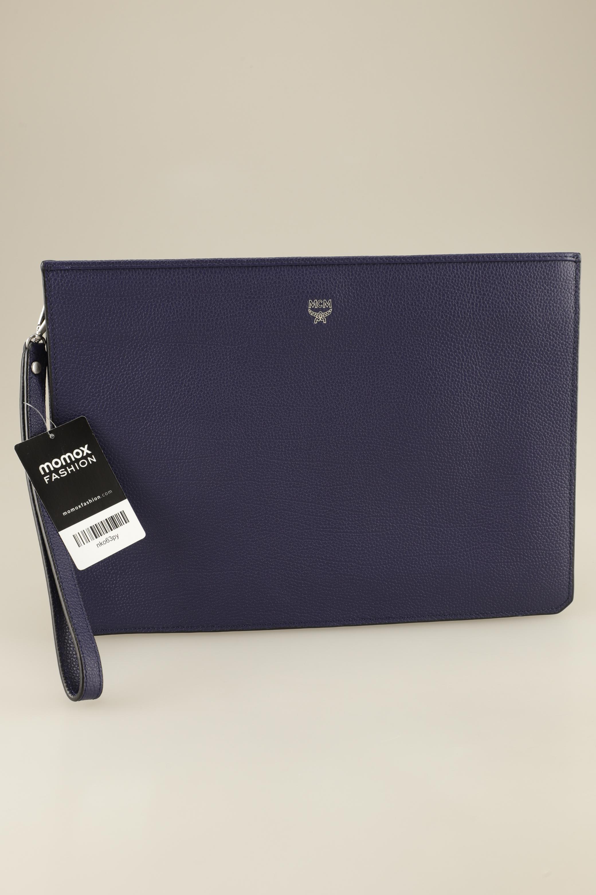 

MCM Damen Handtasche, marineblau, Gr.
