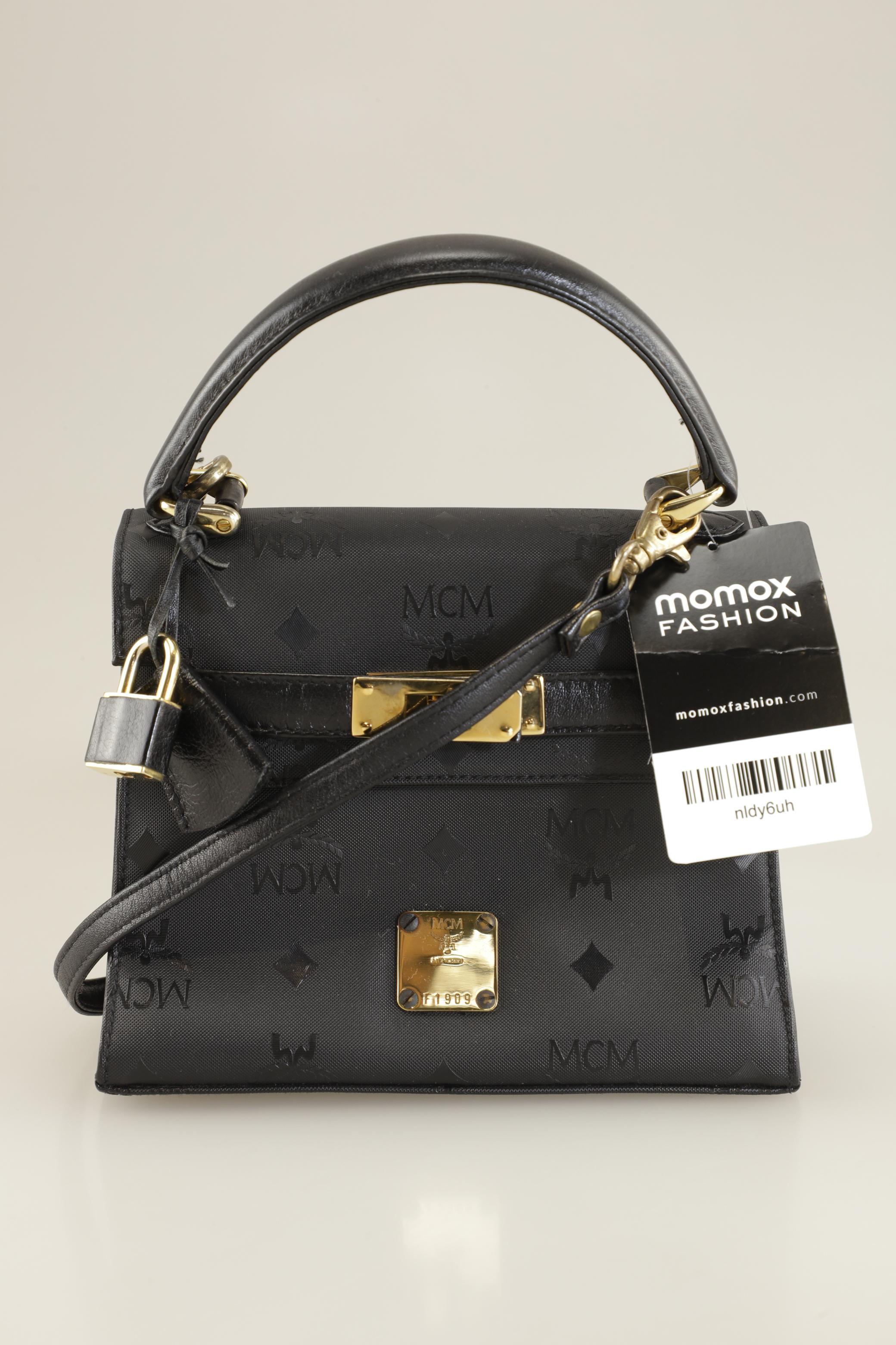 

MCM Damen Handtasche, schwarz, Gr.