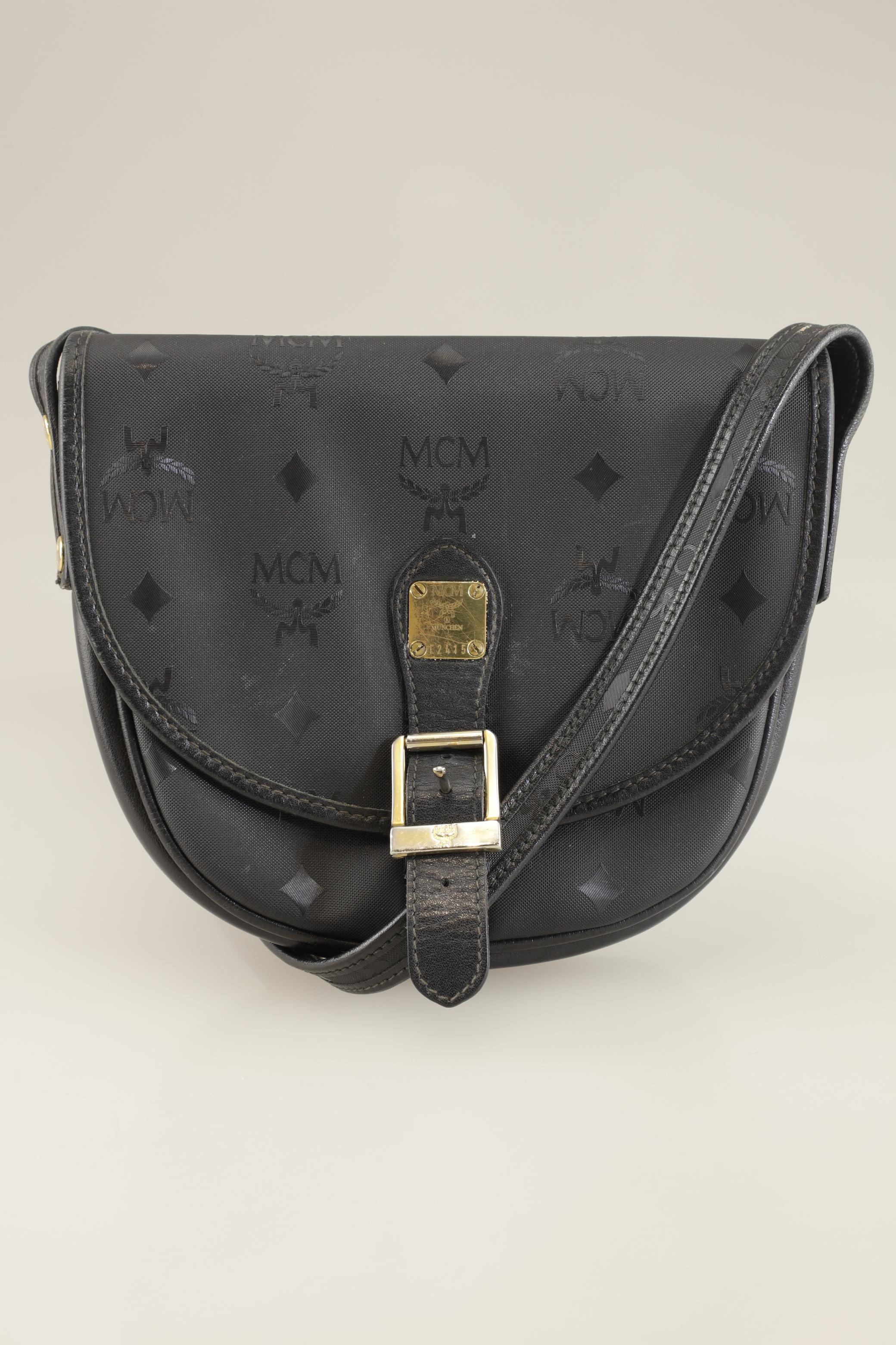 

MCM Damen Handtasche, schwarz, Gr.