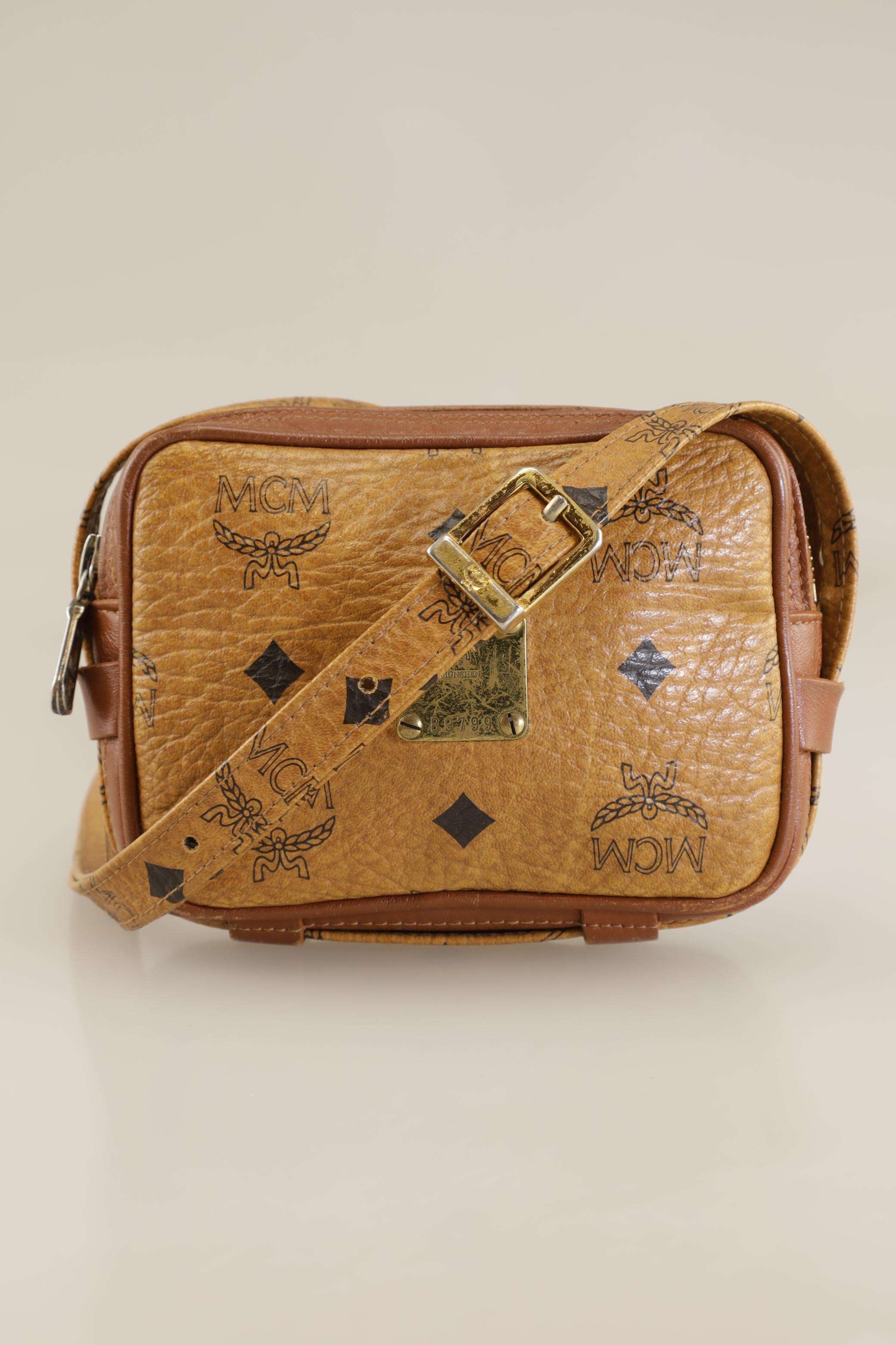 

MCM Damen Handtasche, beige, Gr.