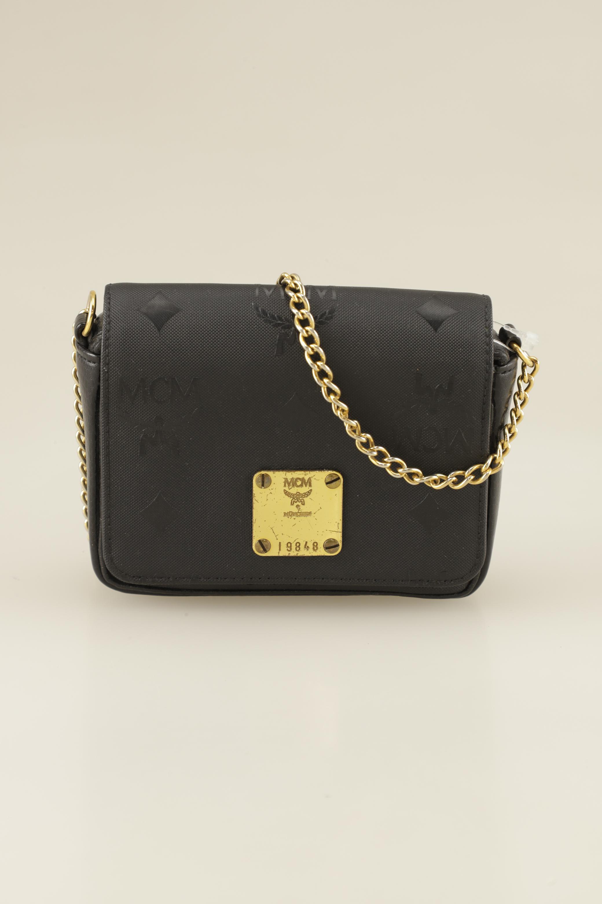 

MCM Damen Handtasche, schwarz, Gr.