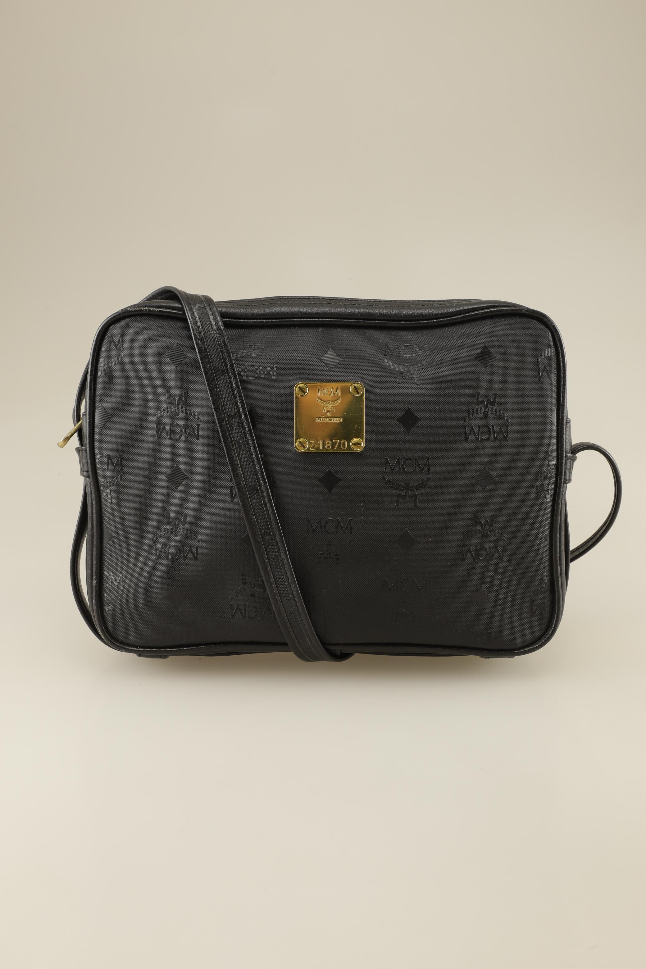 

MCM Damen Handtasche, schwarz, Gr.