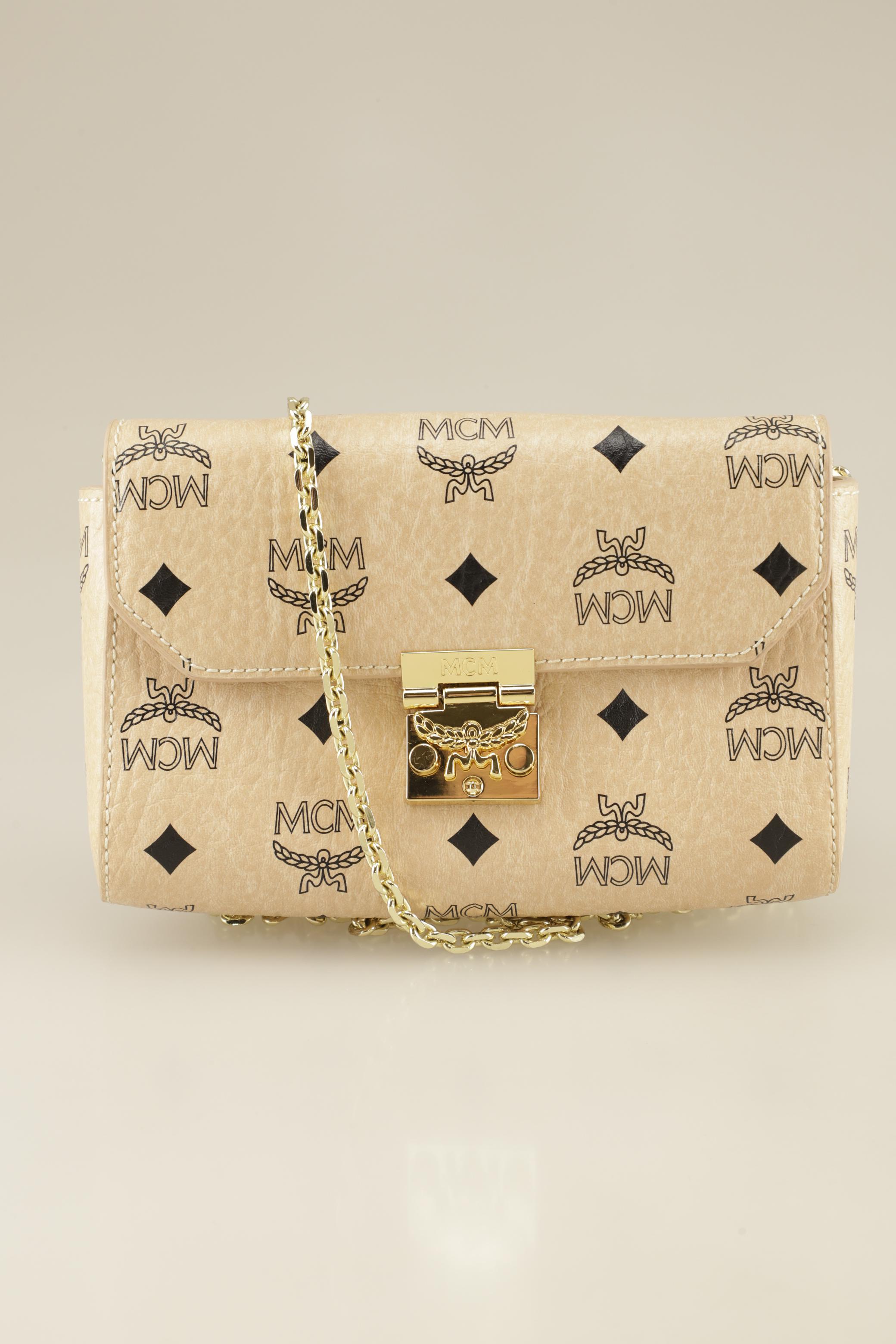 

MCM Damen Handtasche, beige, Gr.