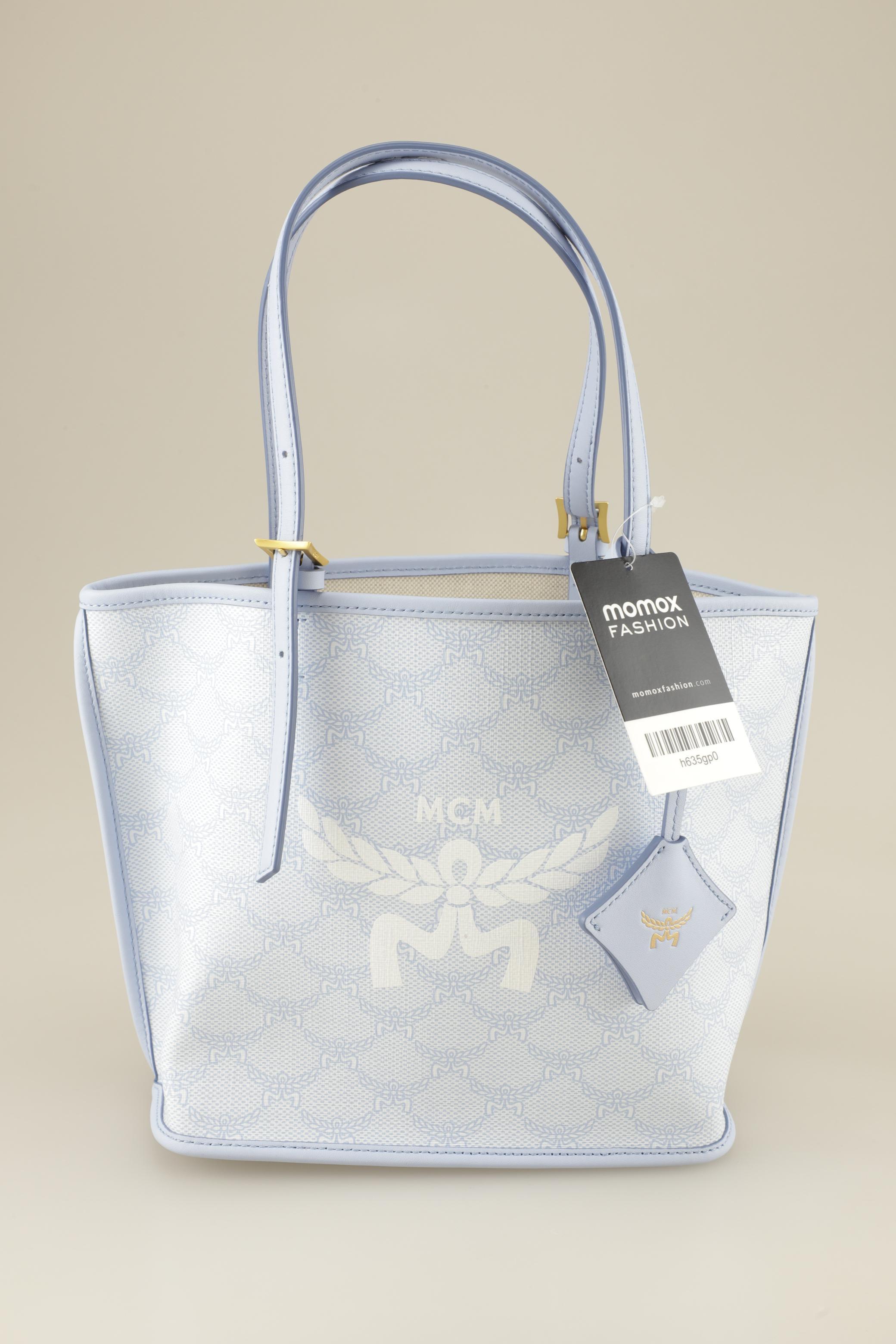 

MCM Damen Handtasche, hellblau, Gr.