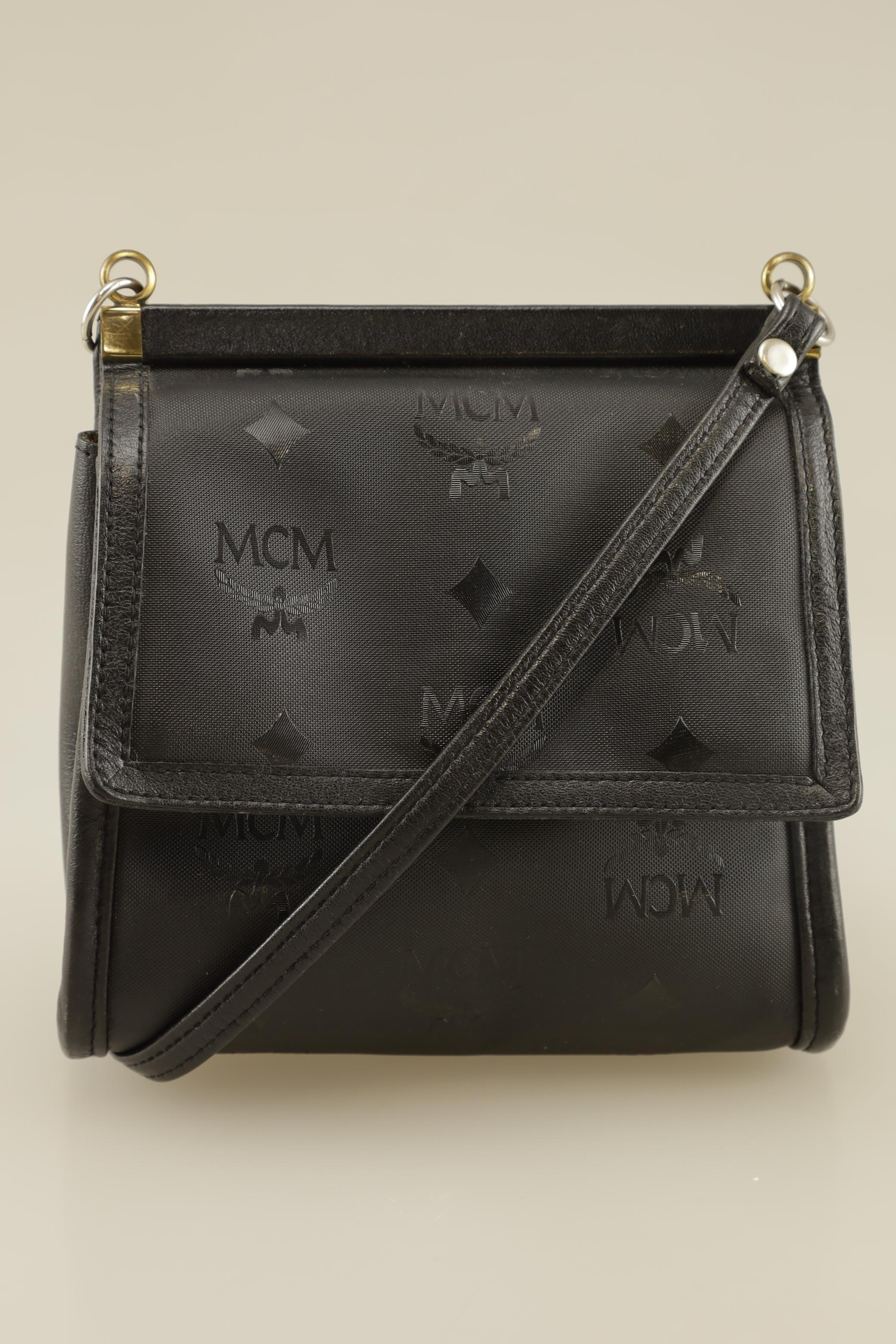 

MCM Damen Handtasche, schwarz, Gr.
