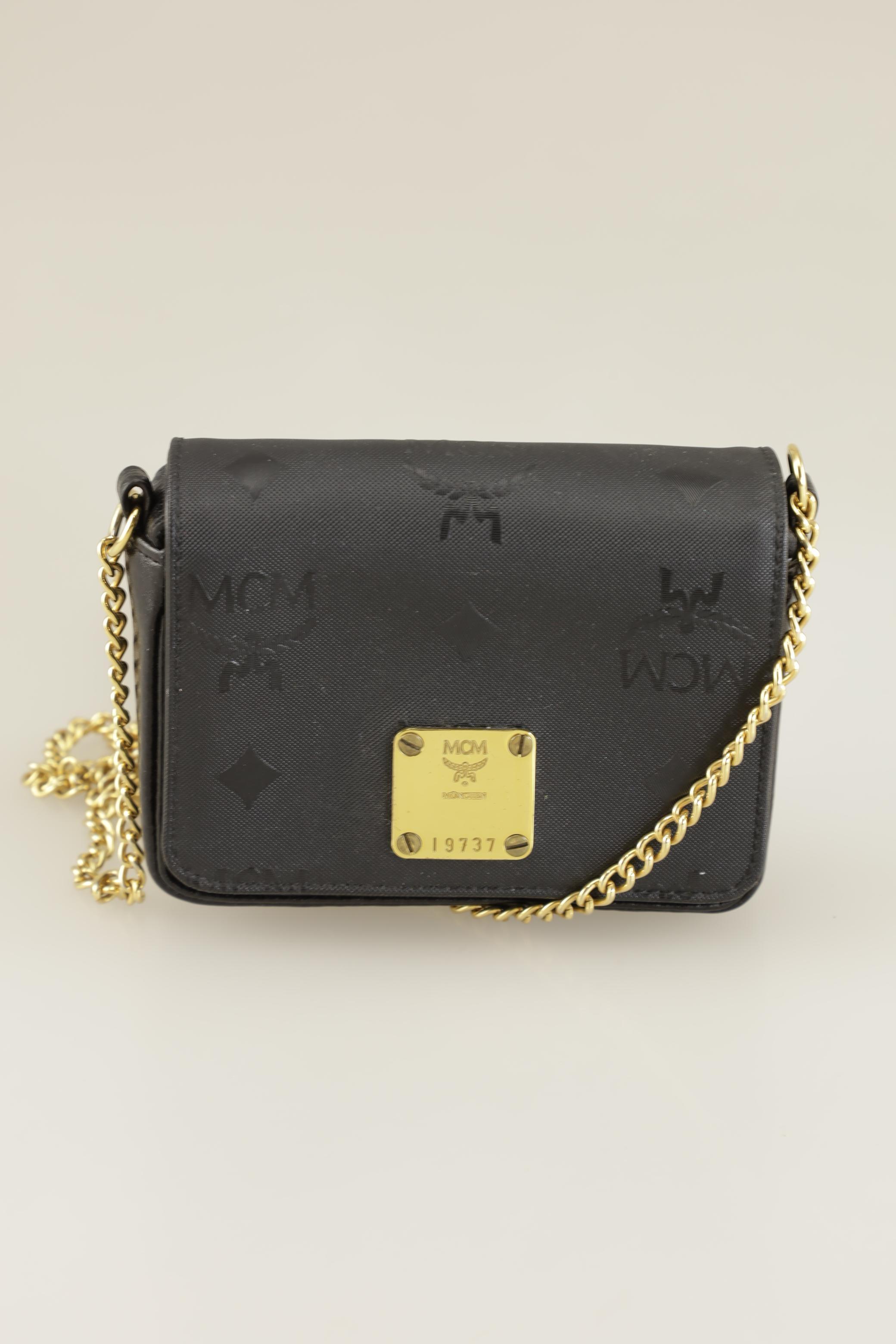 

MCM Damen Handtasche, schwarz, Gr.