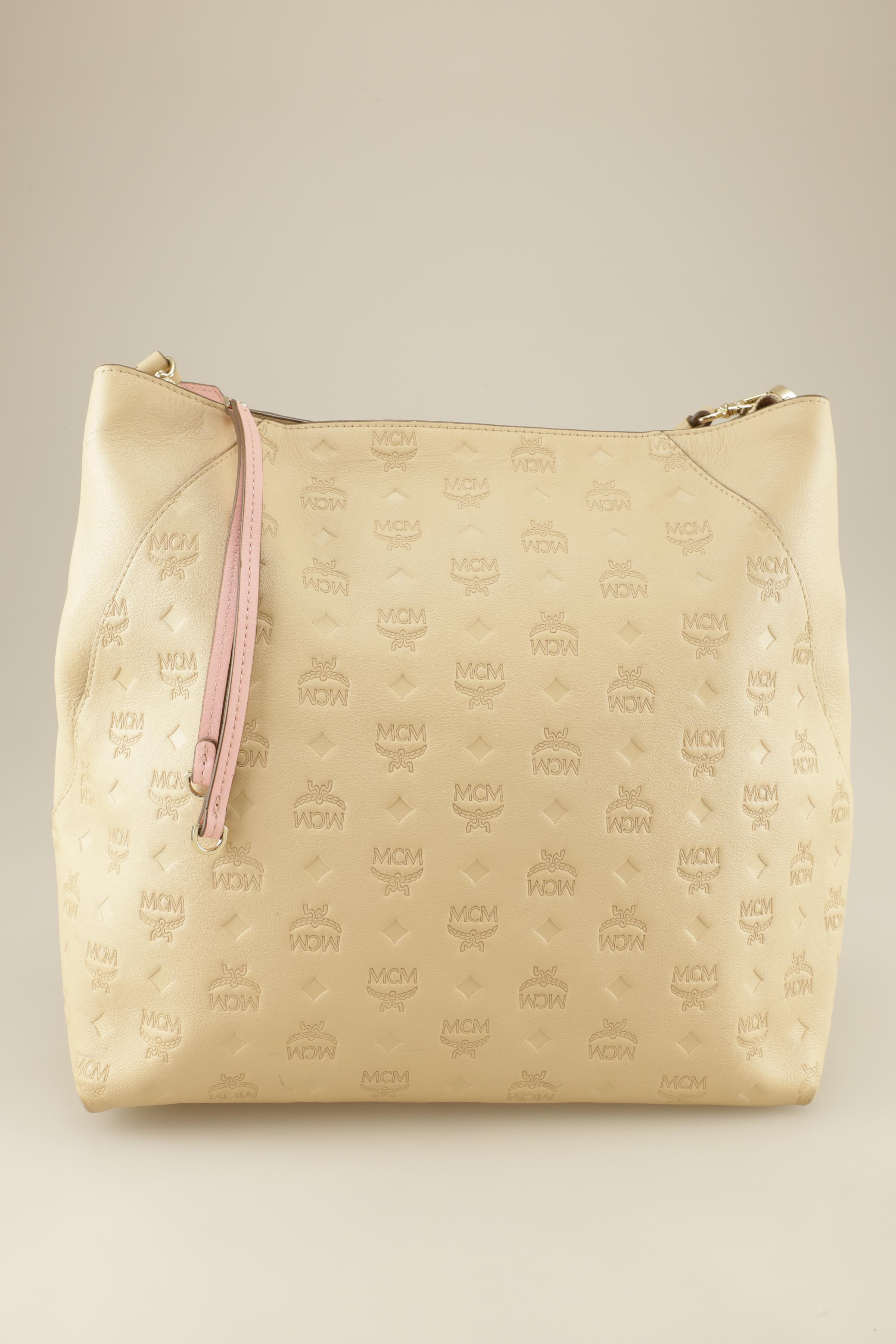 

MCM Damen Handtasche, beige, Gr.