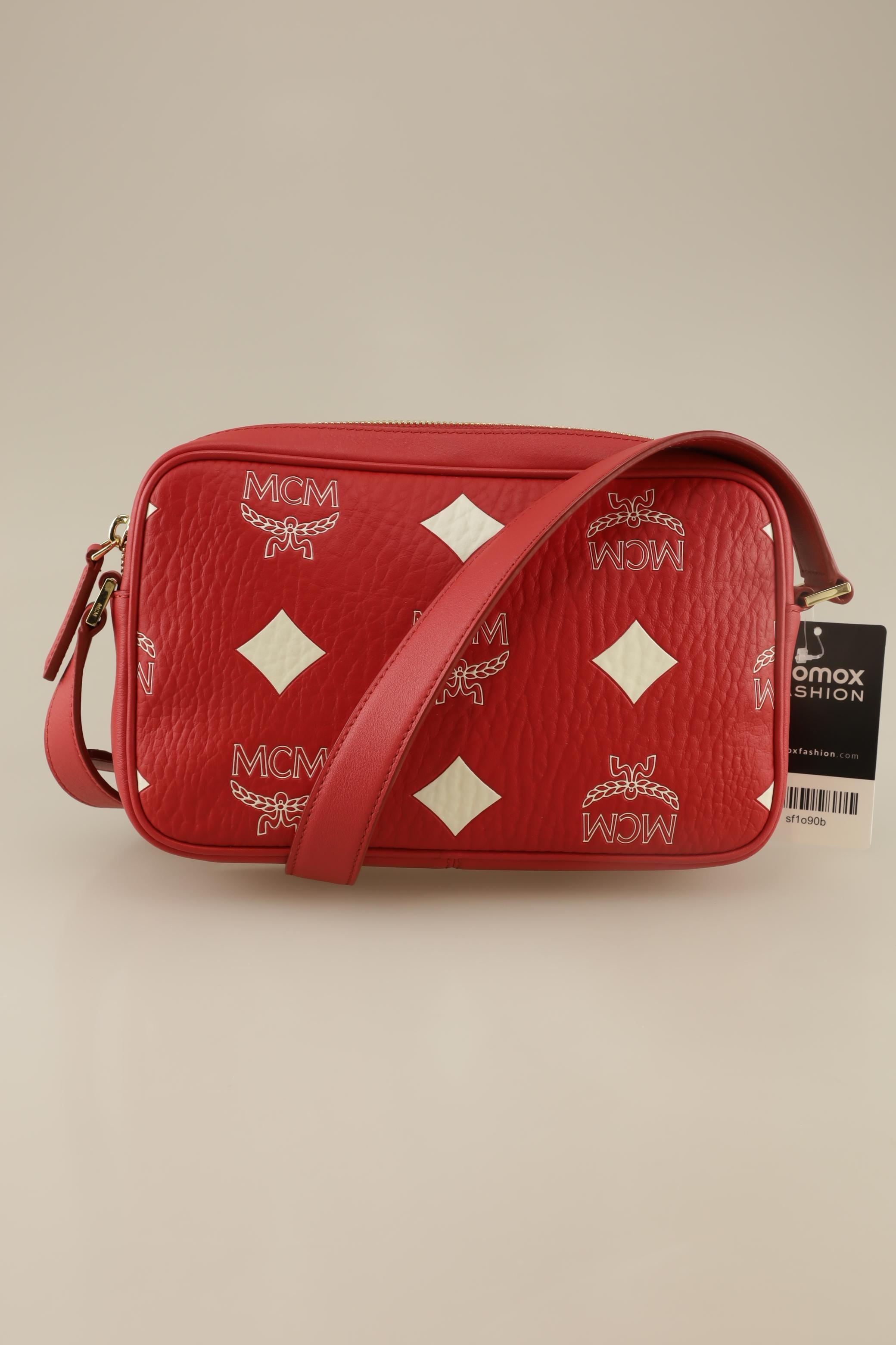 

MCM Damen Handtasche, rot, Gr.