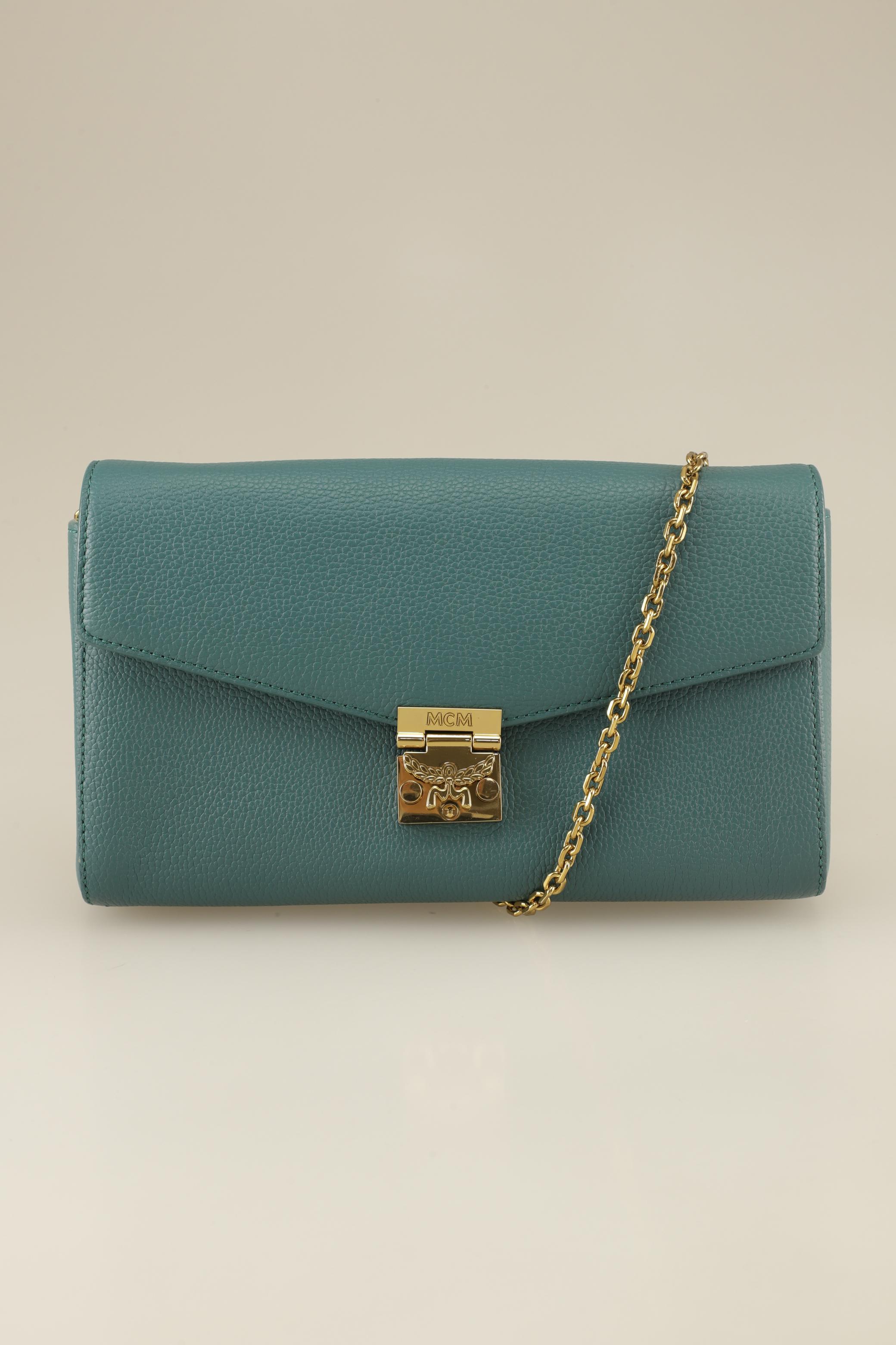 

MCM Damen Handtasche, türkis, Gr.