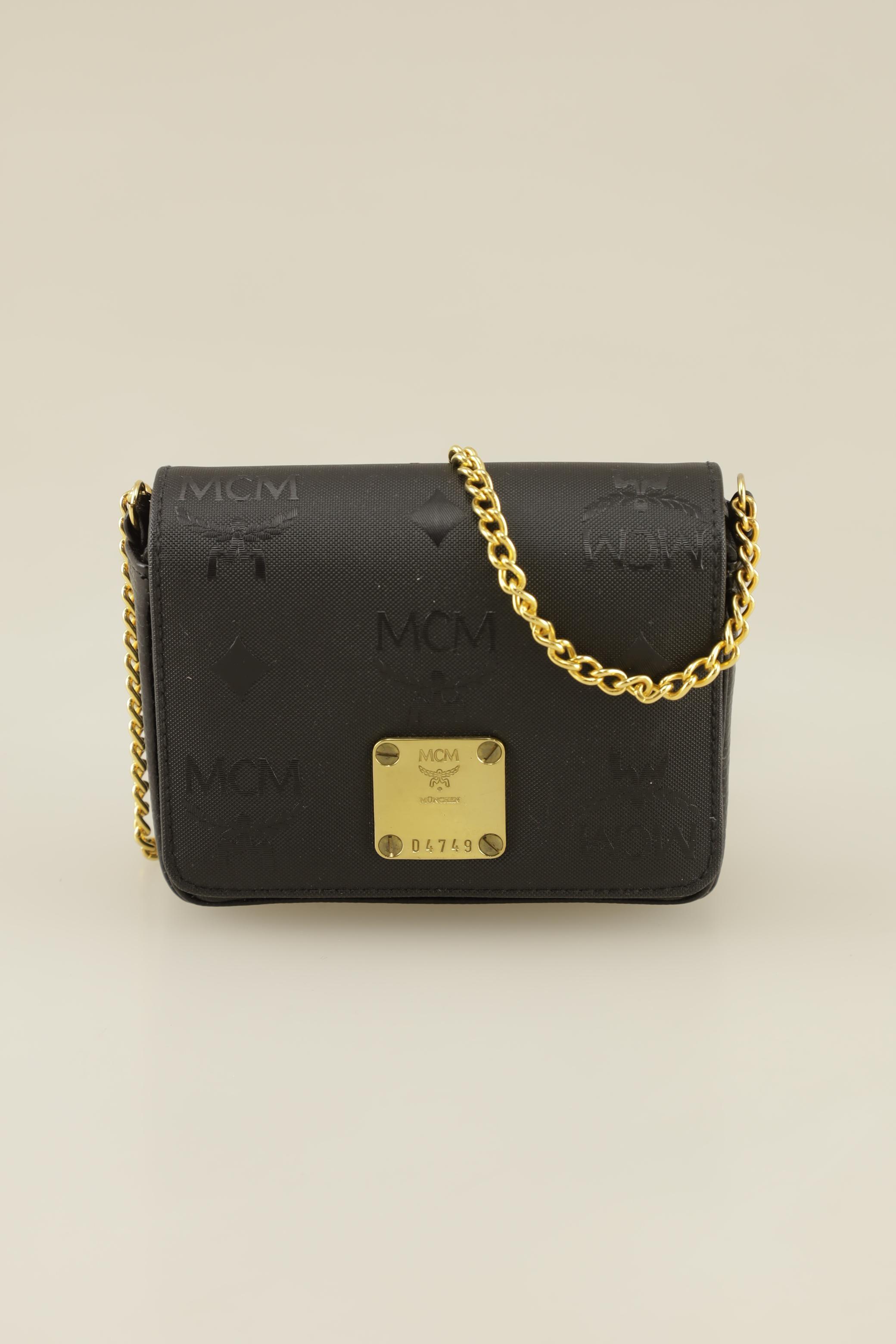 

MCM Damen Handtasche, schwarz, Gr.