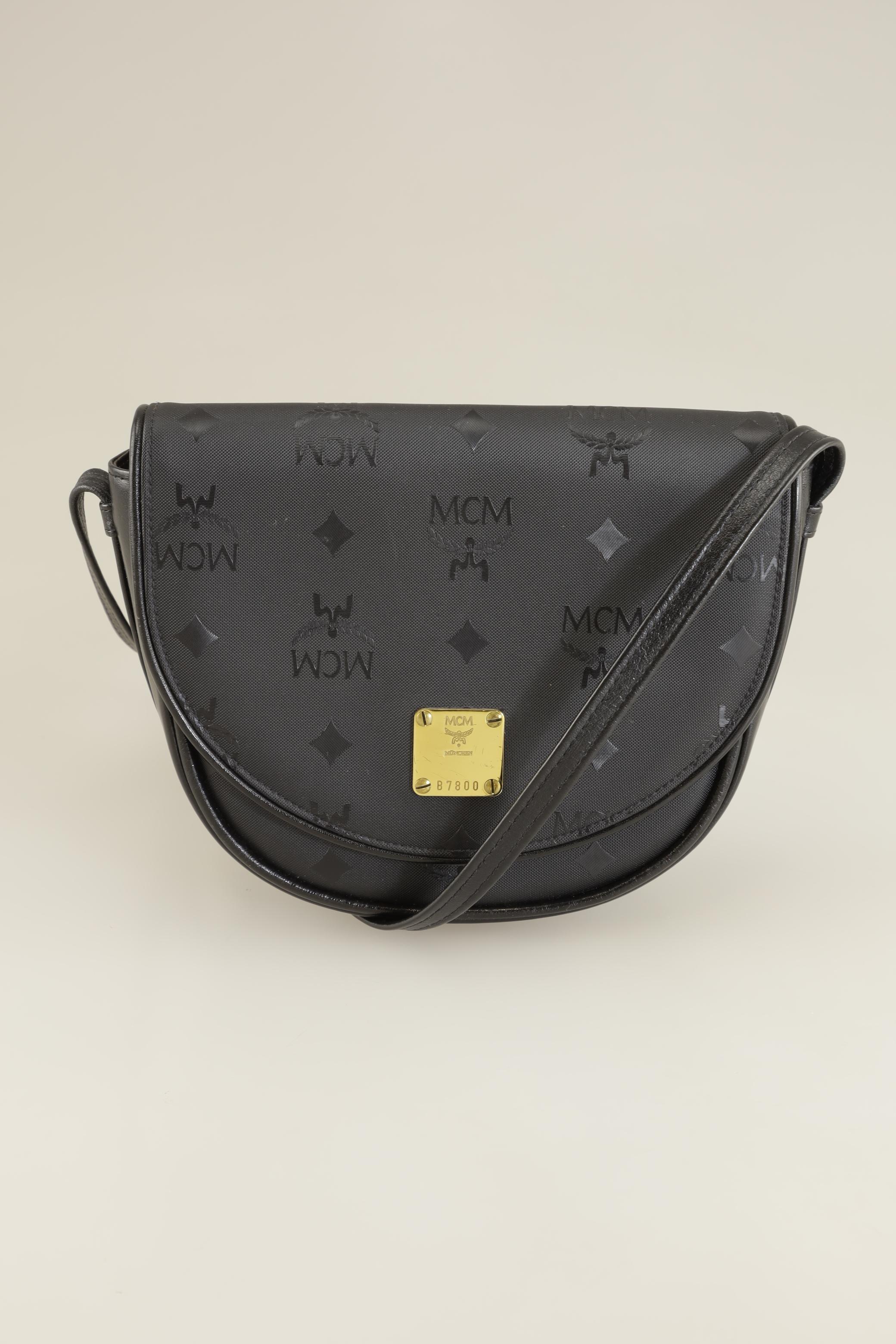 

MCM Damen Handtasche, schwarz, Gr.