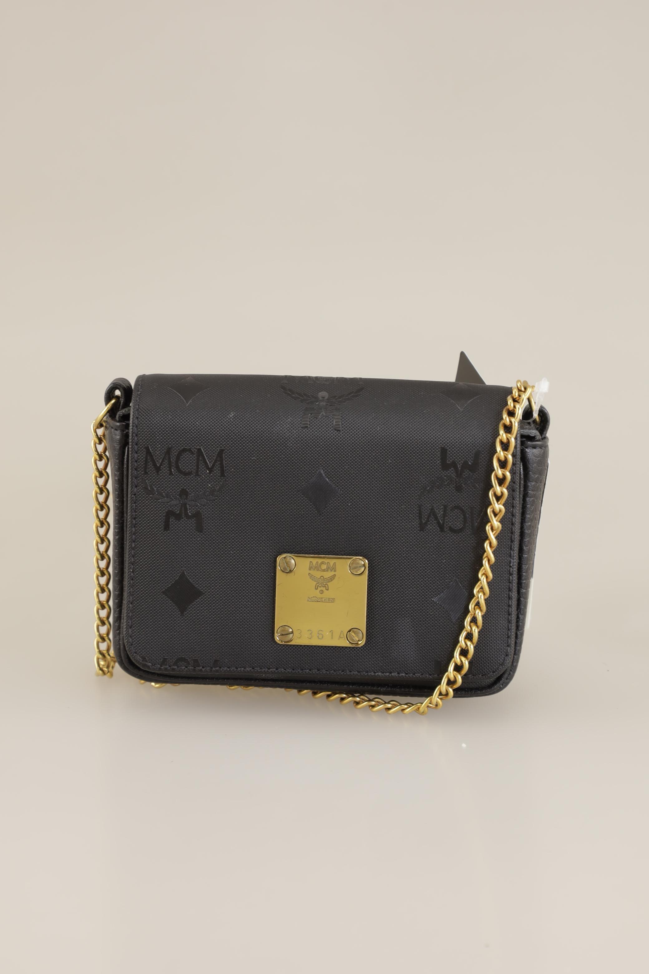 

MCM Damen Handtasche, schwarz, Gr.