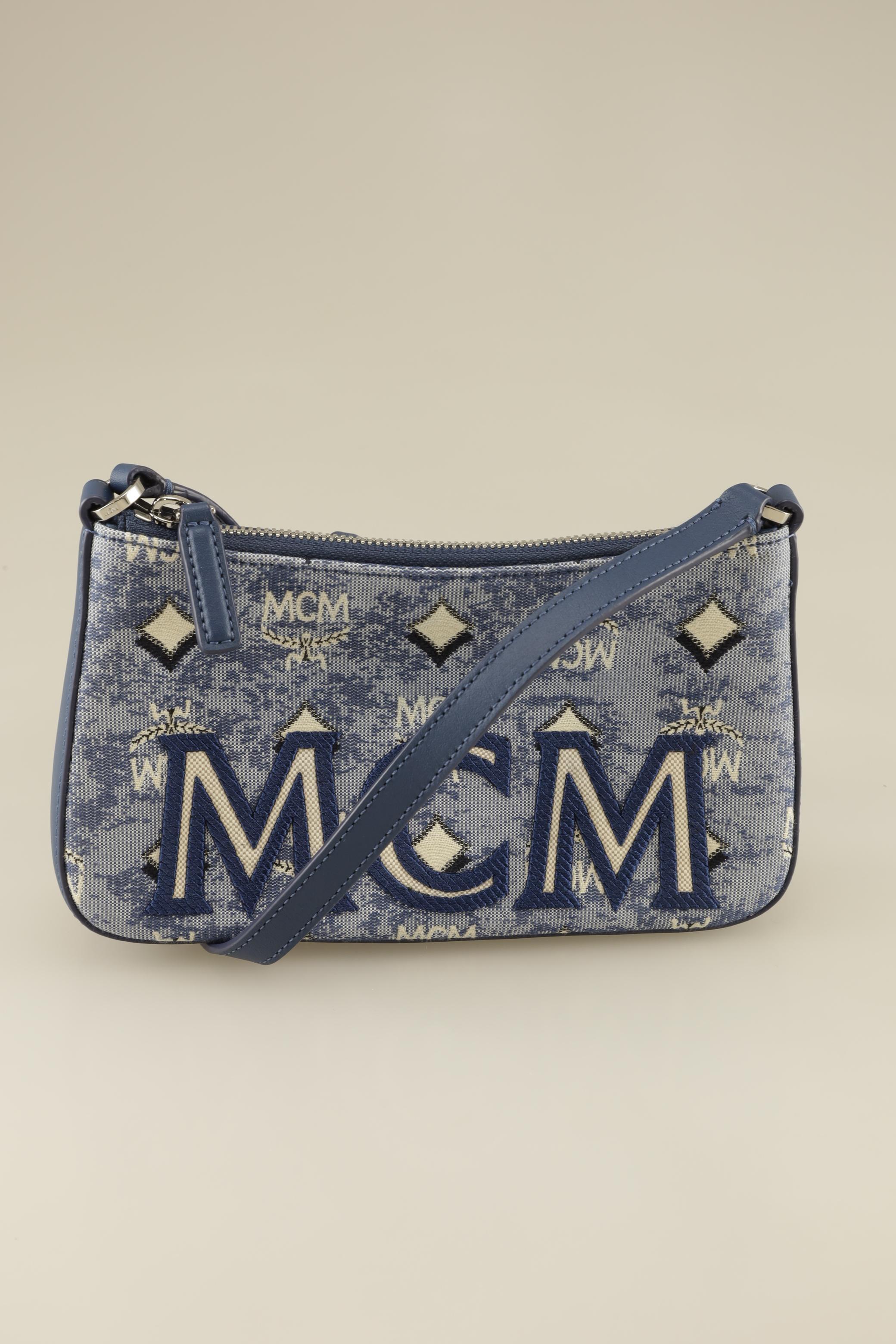 

MCM Damen Handtasche, blau, Gr.
