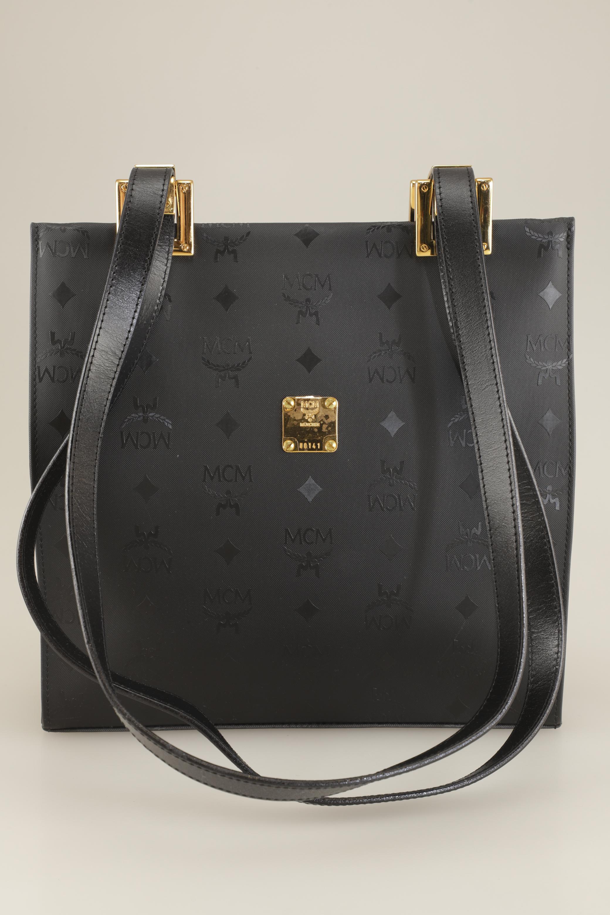 

MCM Damen Handtasche, schwarz, Gr.