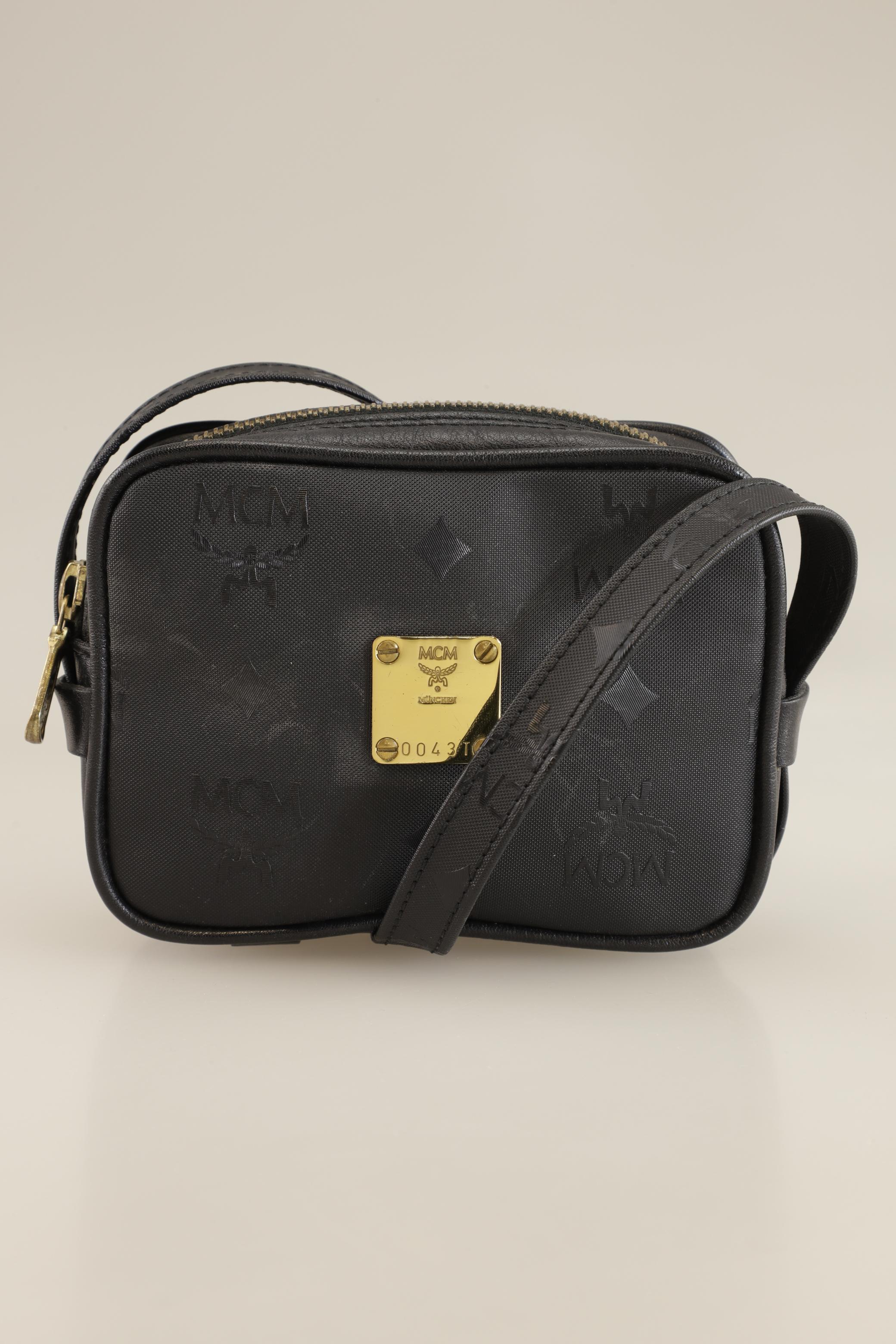 

MCM Damen Handtasche, schwarz, Gr.