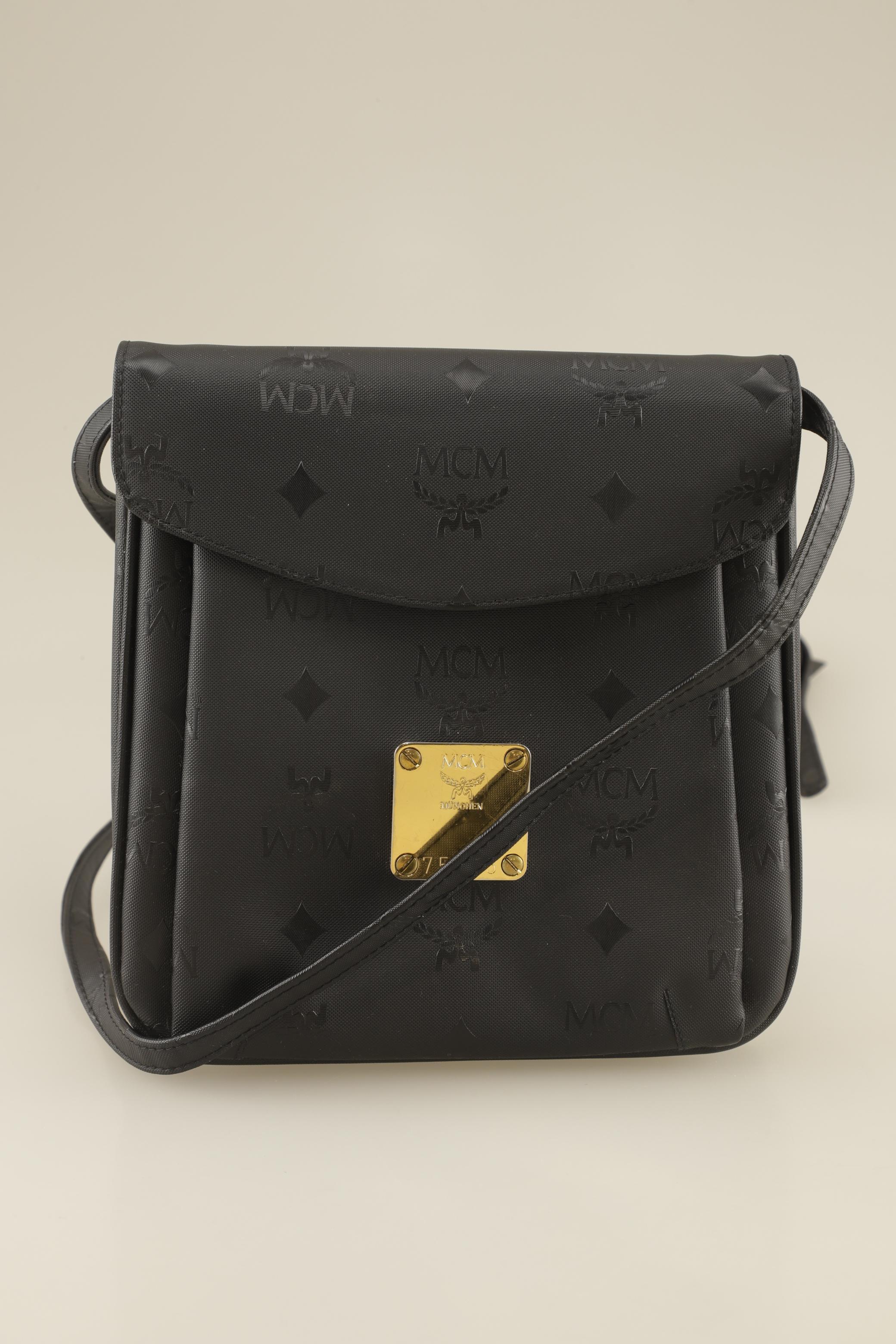 

MCM Damen Handtasche, schwarz, Gr.