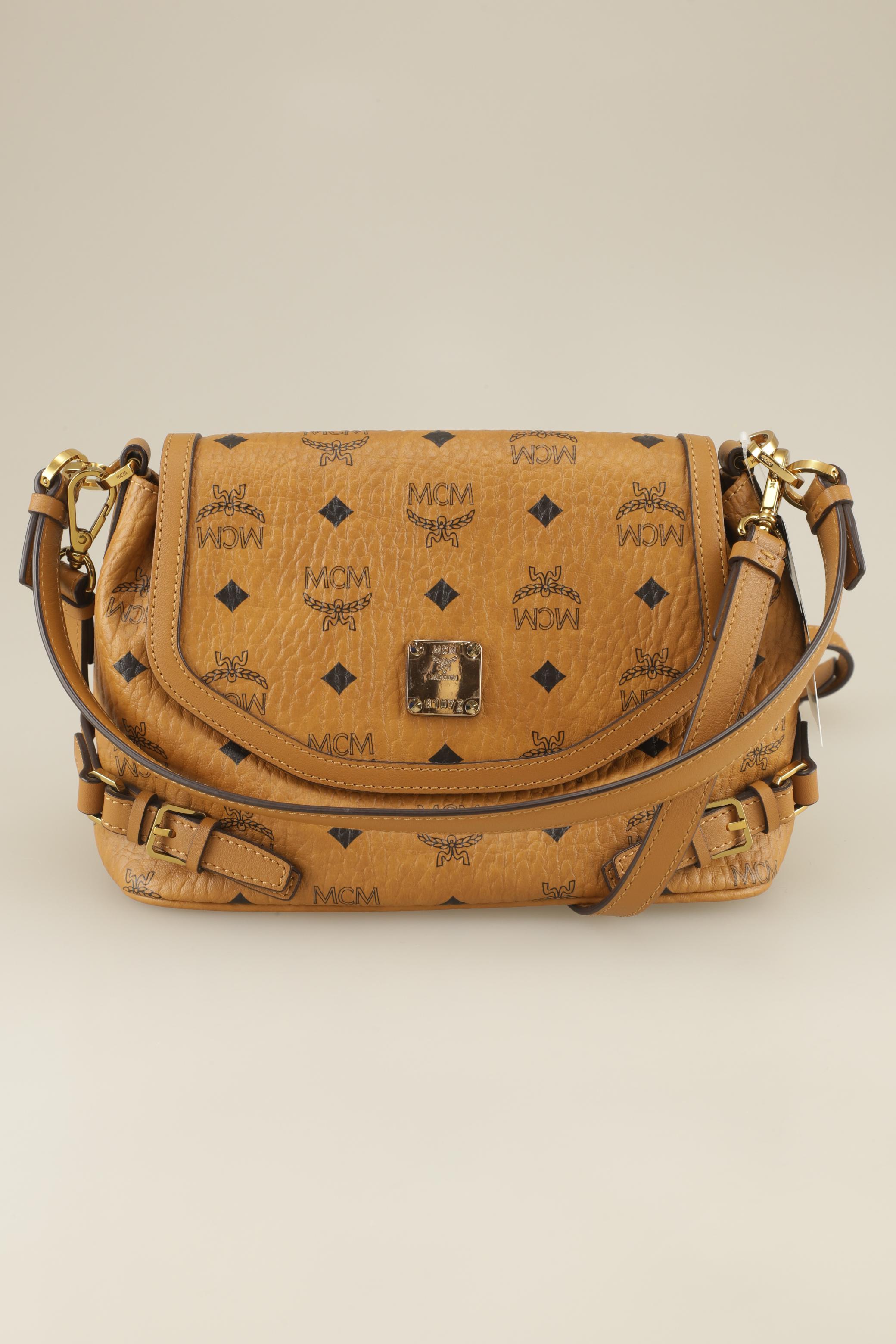 

MCM Damen Handtasche, orange, Gr.