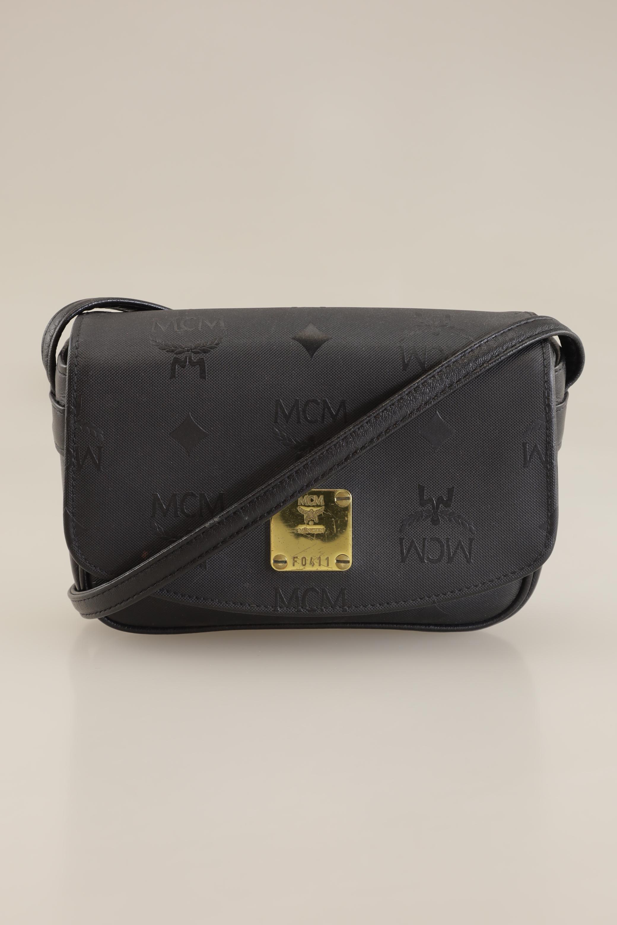

MCM Damen Handtasche, schwarz, Gr.