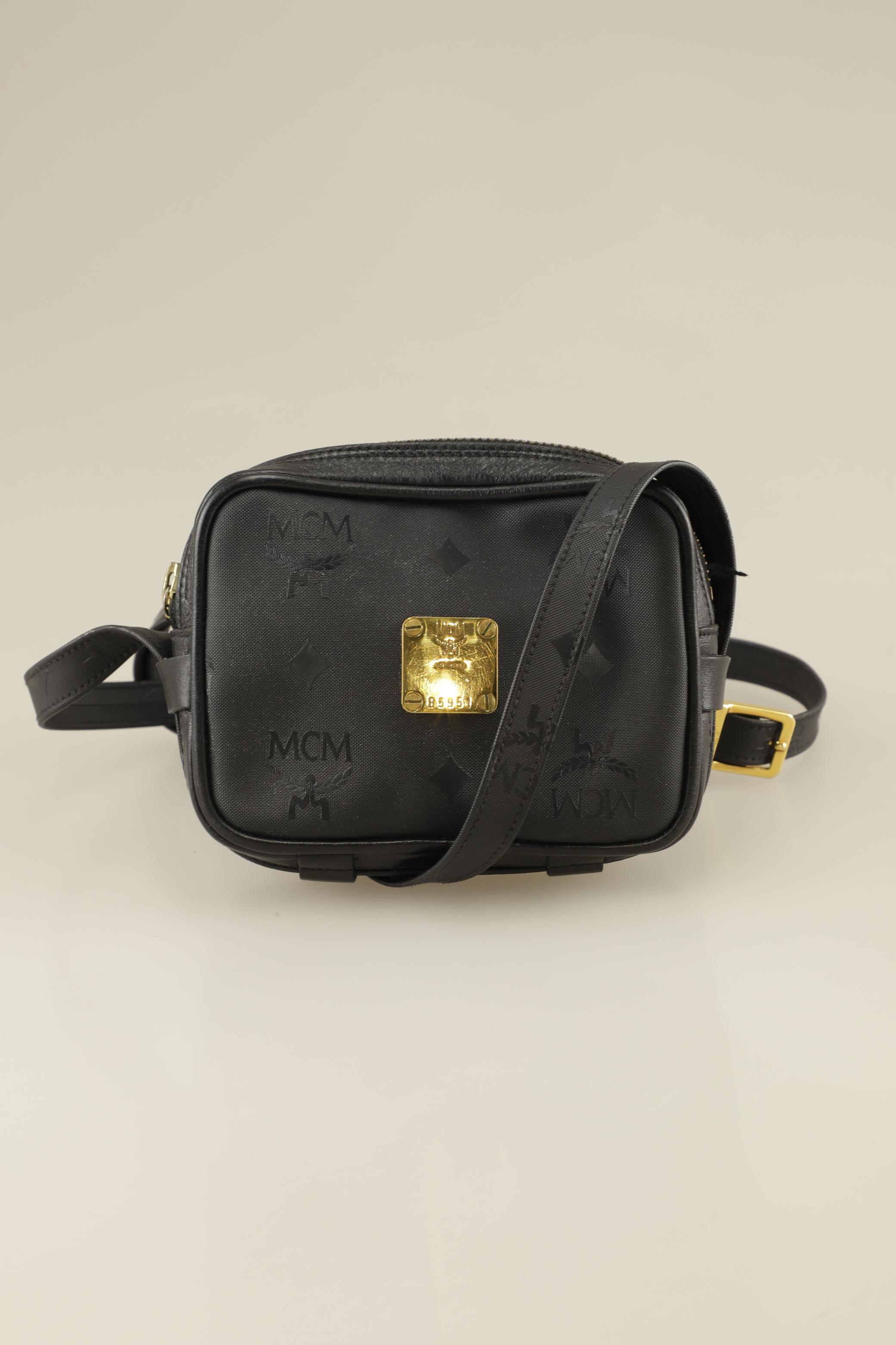 

MCM Damen Handtasche, schwarz, Gr.